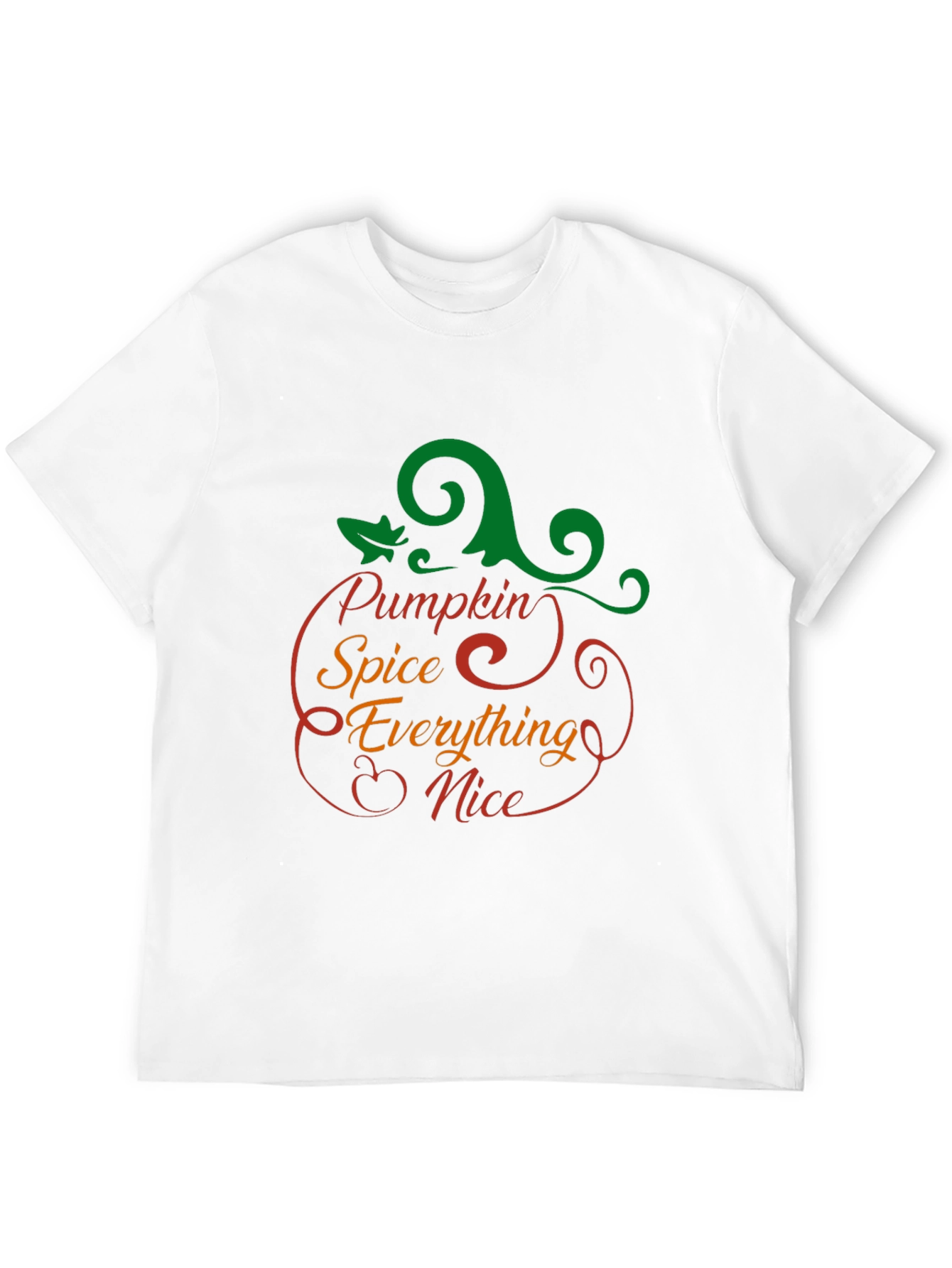 Pumpkin Spice Everything Nice Black T-Shirt