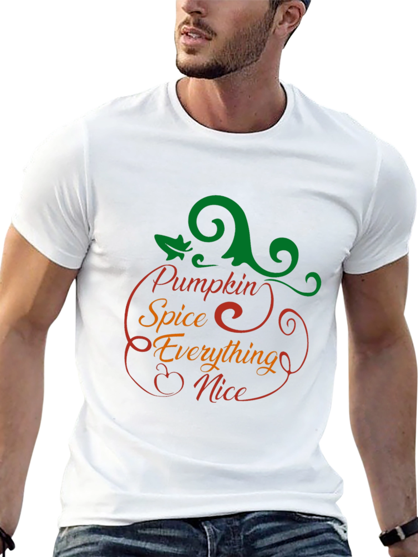 Pumpkin Spice Everything Nice Black T-Shirt
