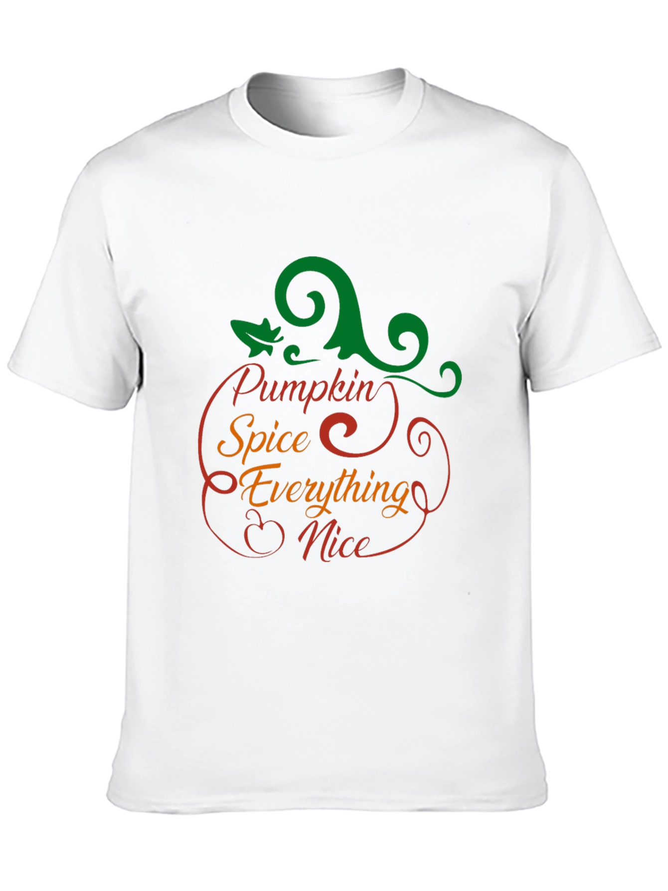 Pumpkin Spice Everything Nice Black T-Shirt