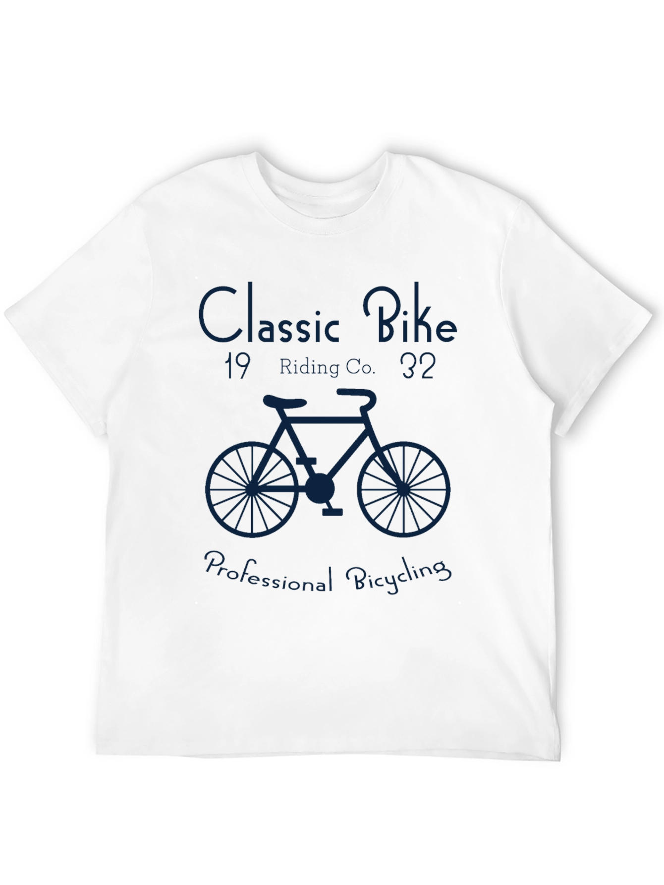 Classic Bike Graphic Tee - Retro Style Bicycling T-Shirt