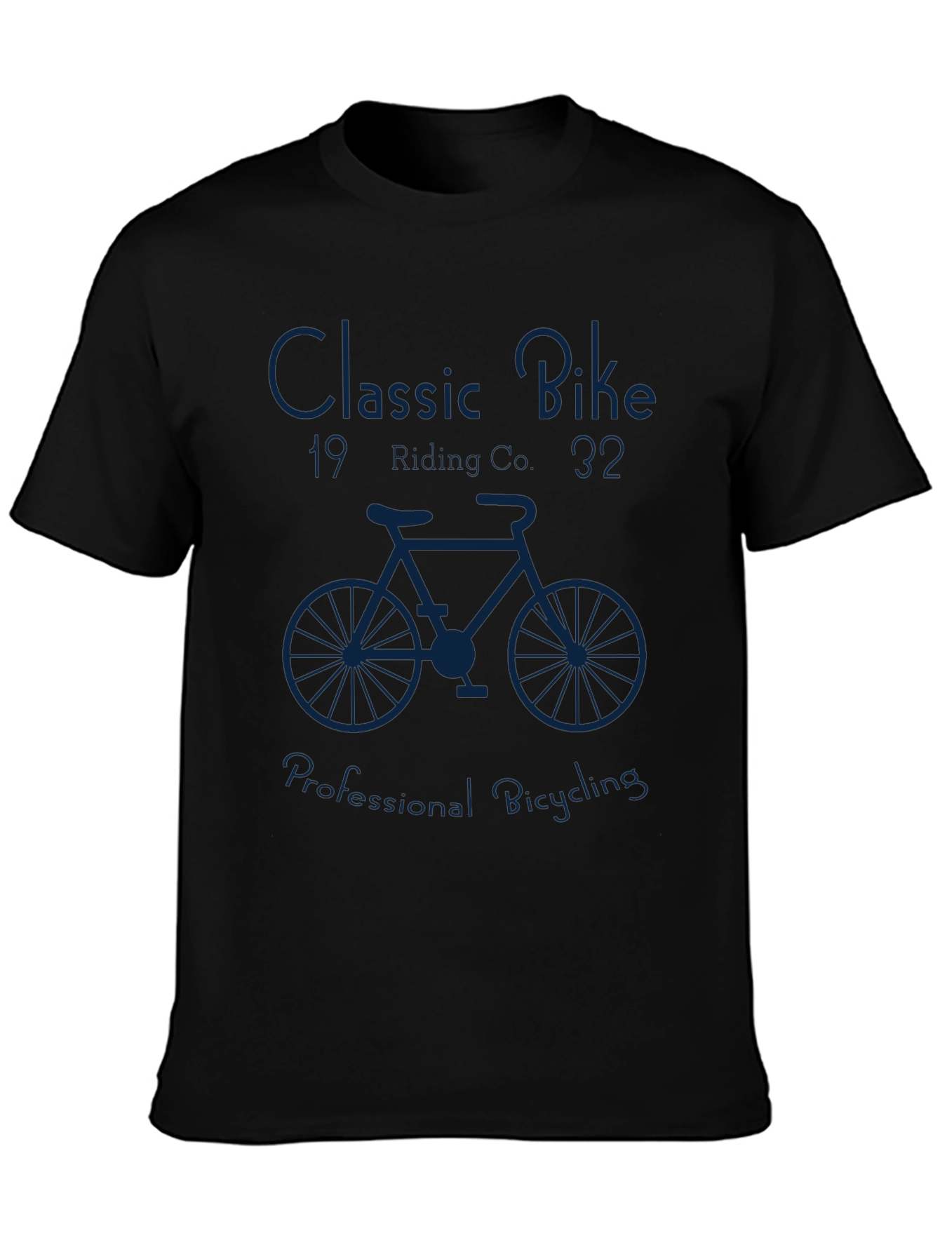 Classic Bike Graphic Tee - Retro Style Bicycling T-Shirt