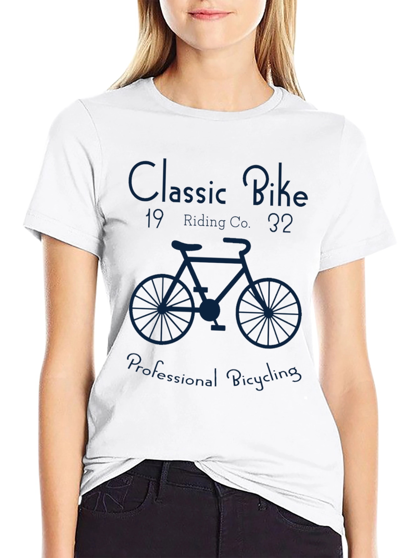 Classic Bike Graphic Tee - Retro Style Bicycling T-Shirt