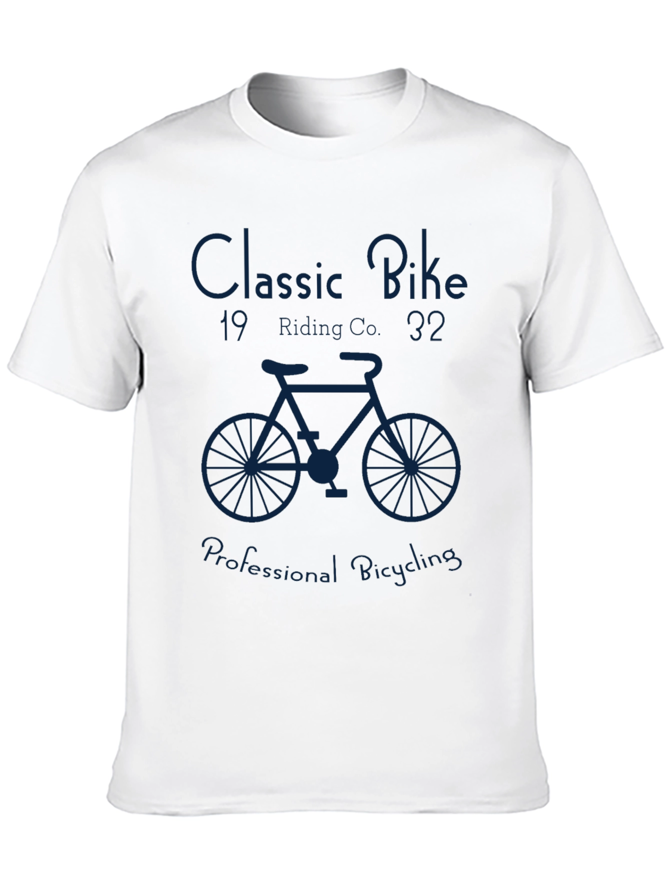 Classic Bike Graphic Tee - Retro Style Bicycling T-Shirt