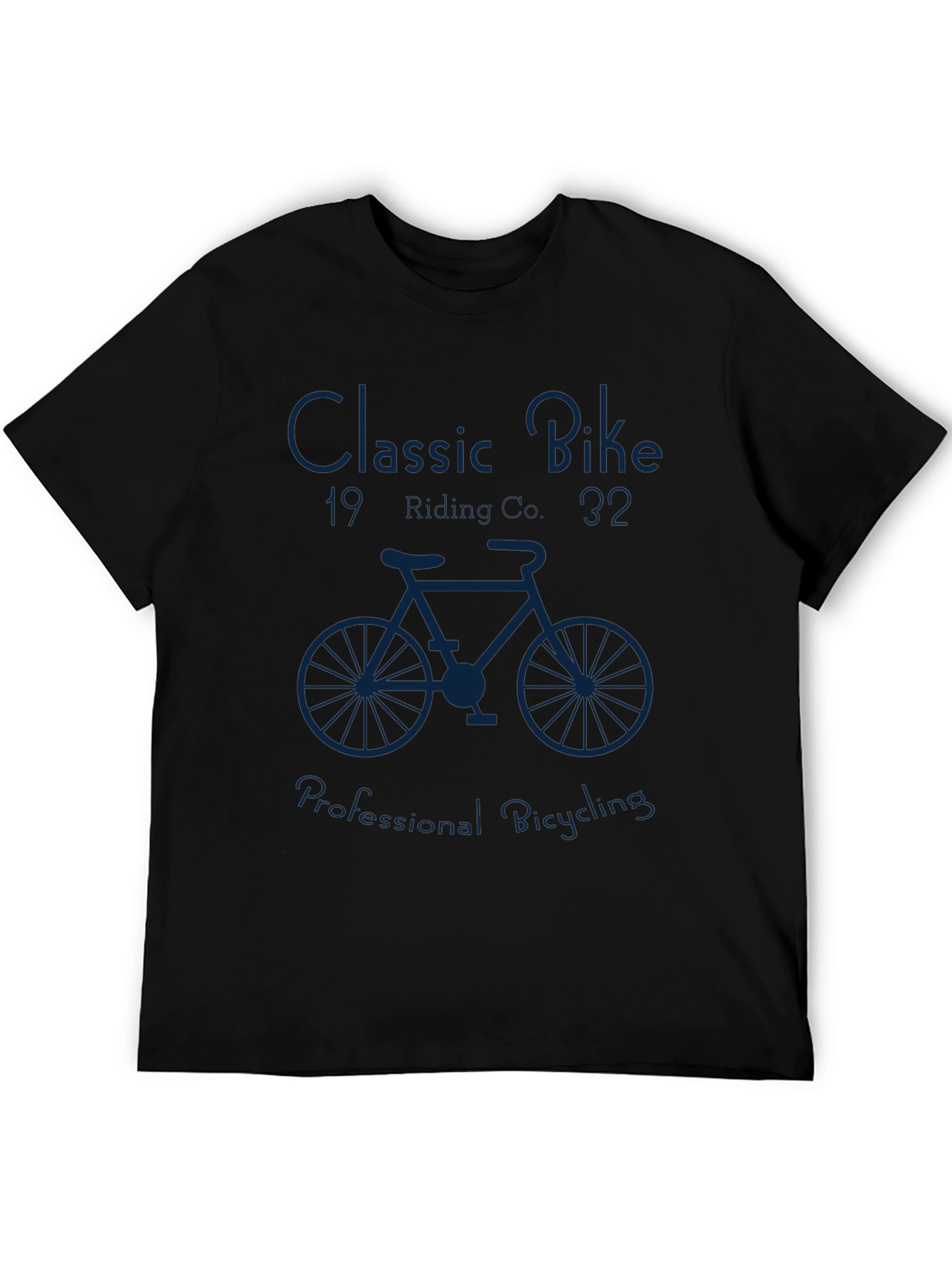 Classic Bike Graphic Tee - Retro Style Bicycling T-Shirt
