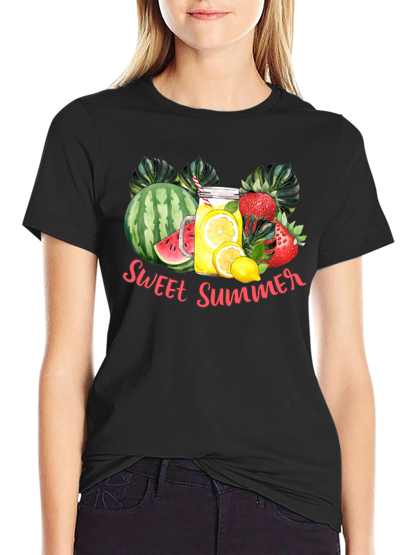 Sweet Summer T-Shirt - Fruit & Lemonade Design