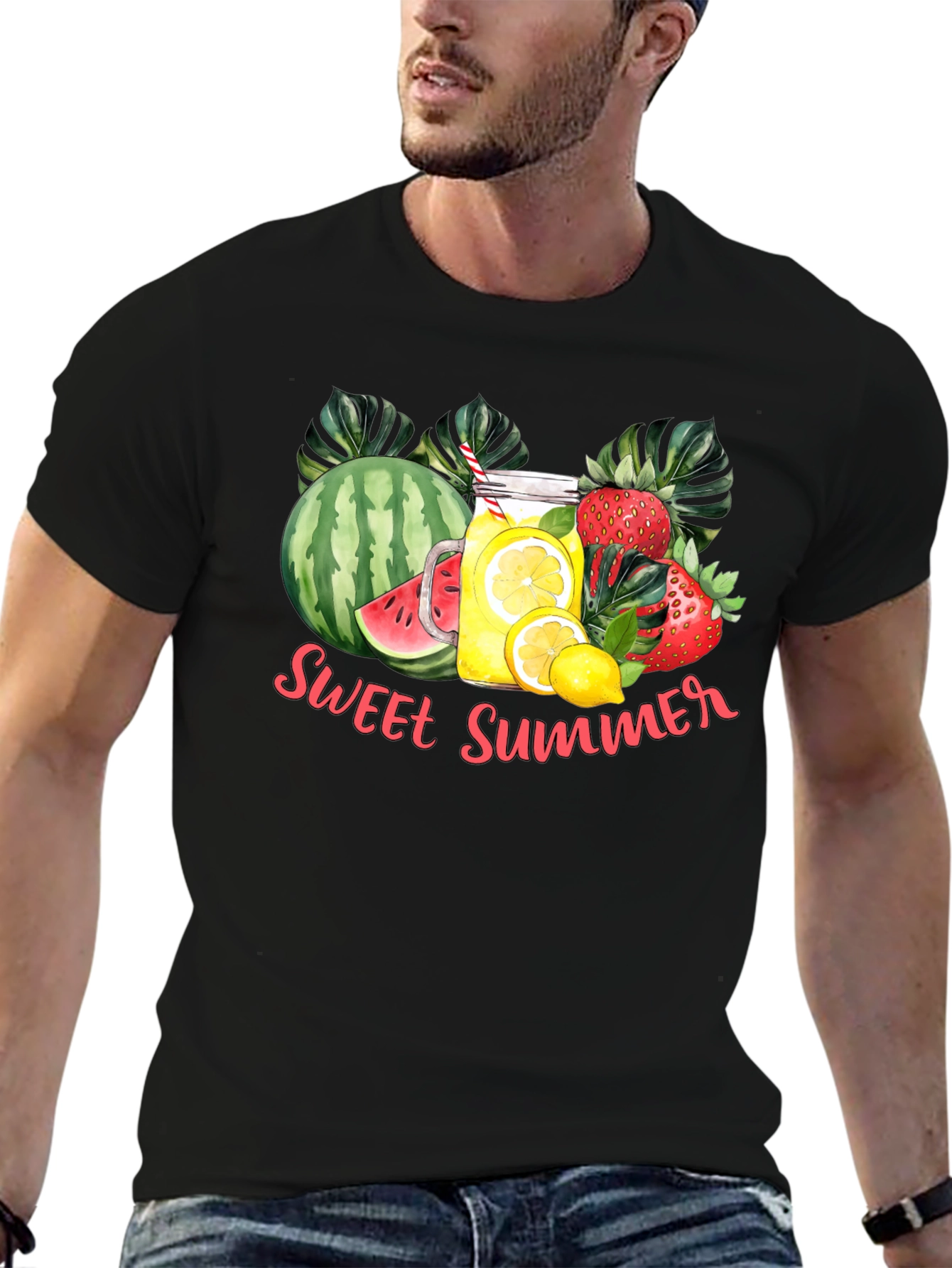 Sweet Summer T-Shirt - Fruit & Lemonade Design