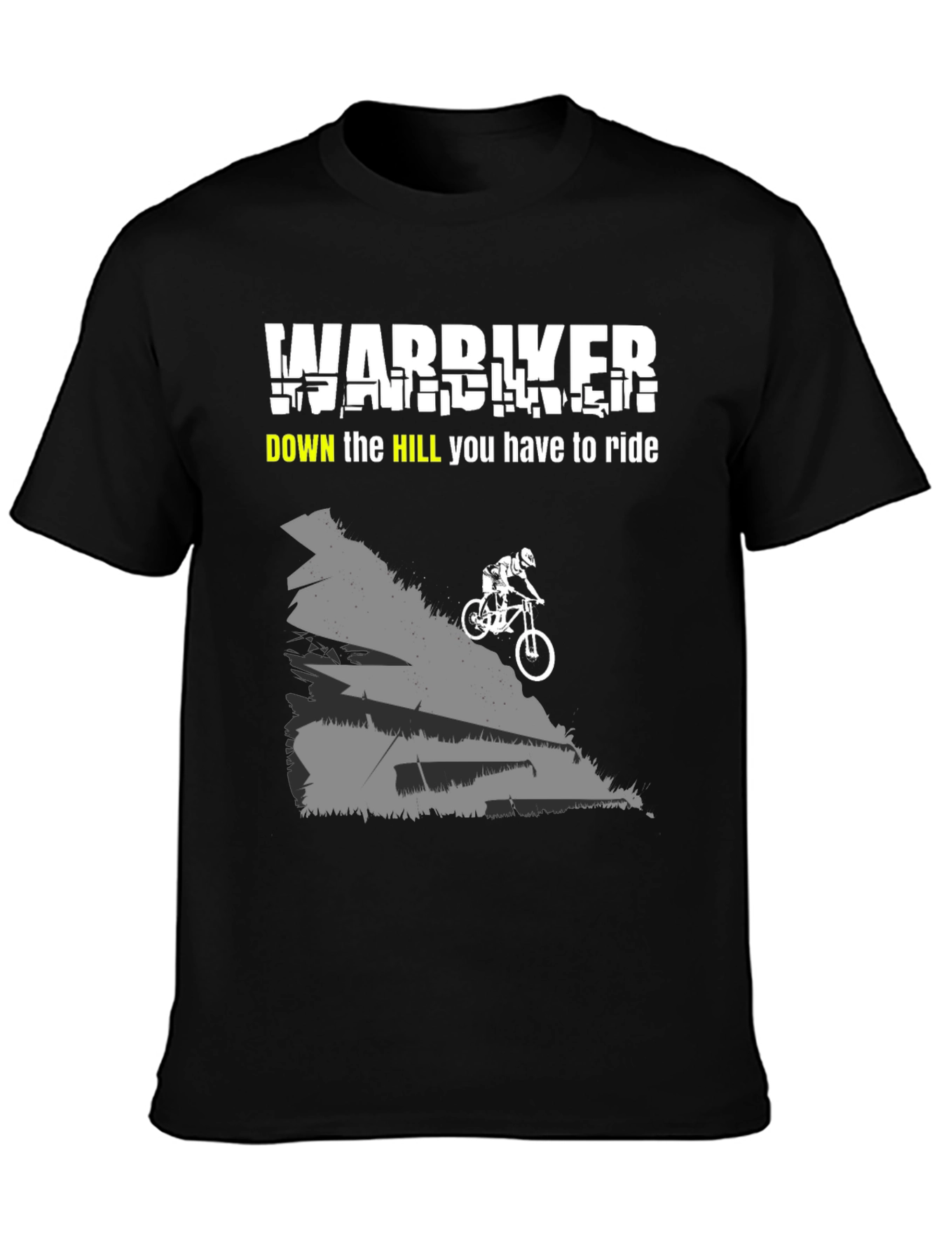 Warbiker Downhill Ride T-Shirt - Mountain Biking Tee