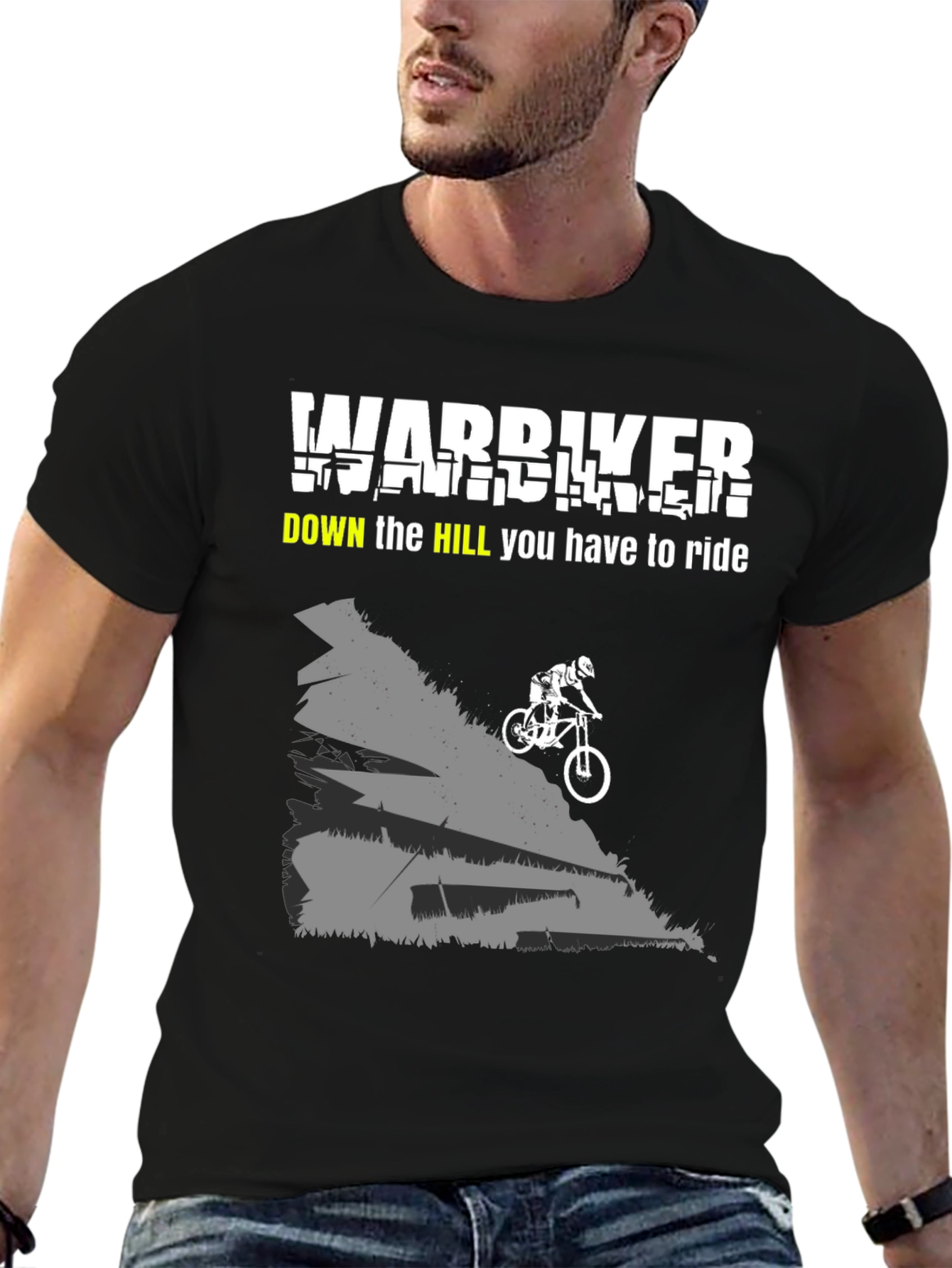 Warbiker Downhill Ride T-Shirt - Mountain Biking Tee