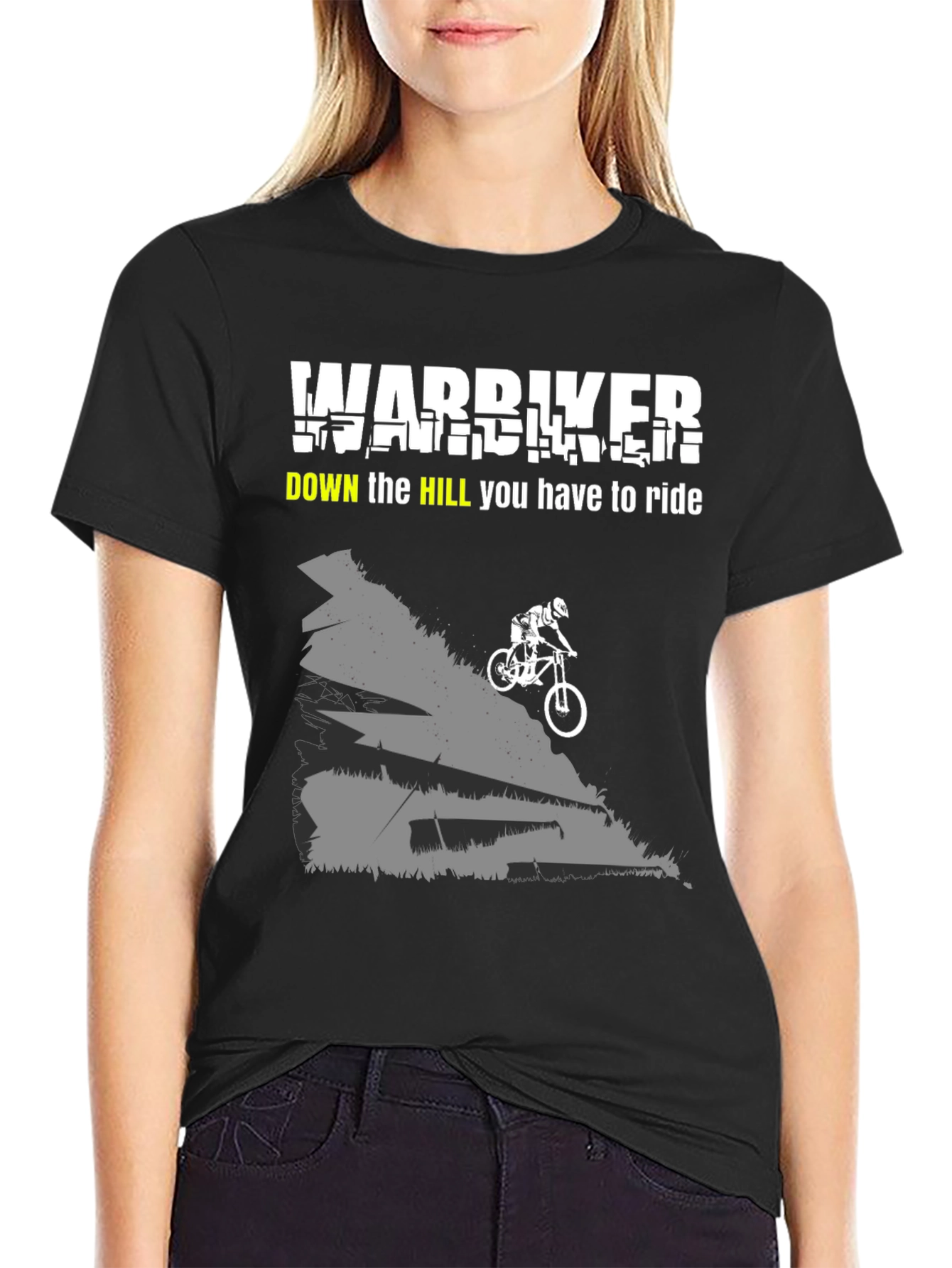 Warbiker Downhill Ride T-Shirt - Mountain Biking Tee