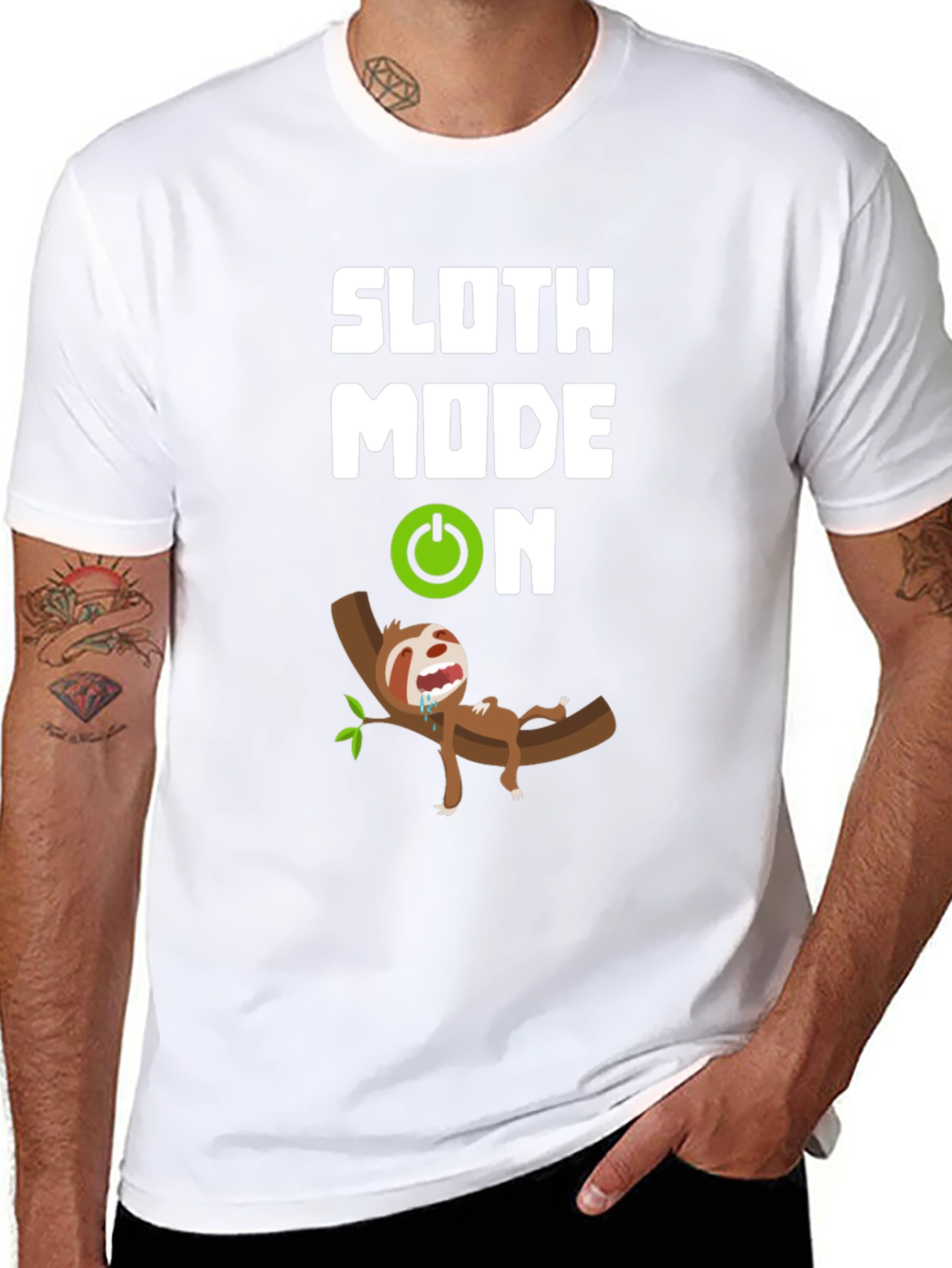 Sloth Mode ON Graphic T-Shirt