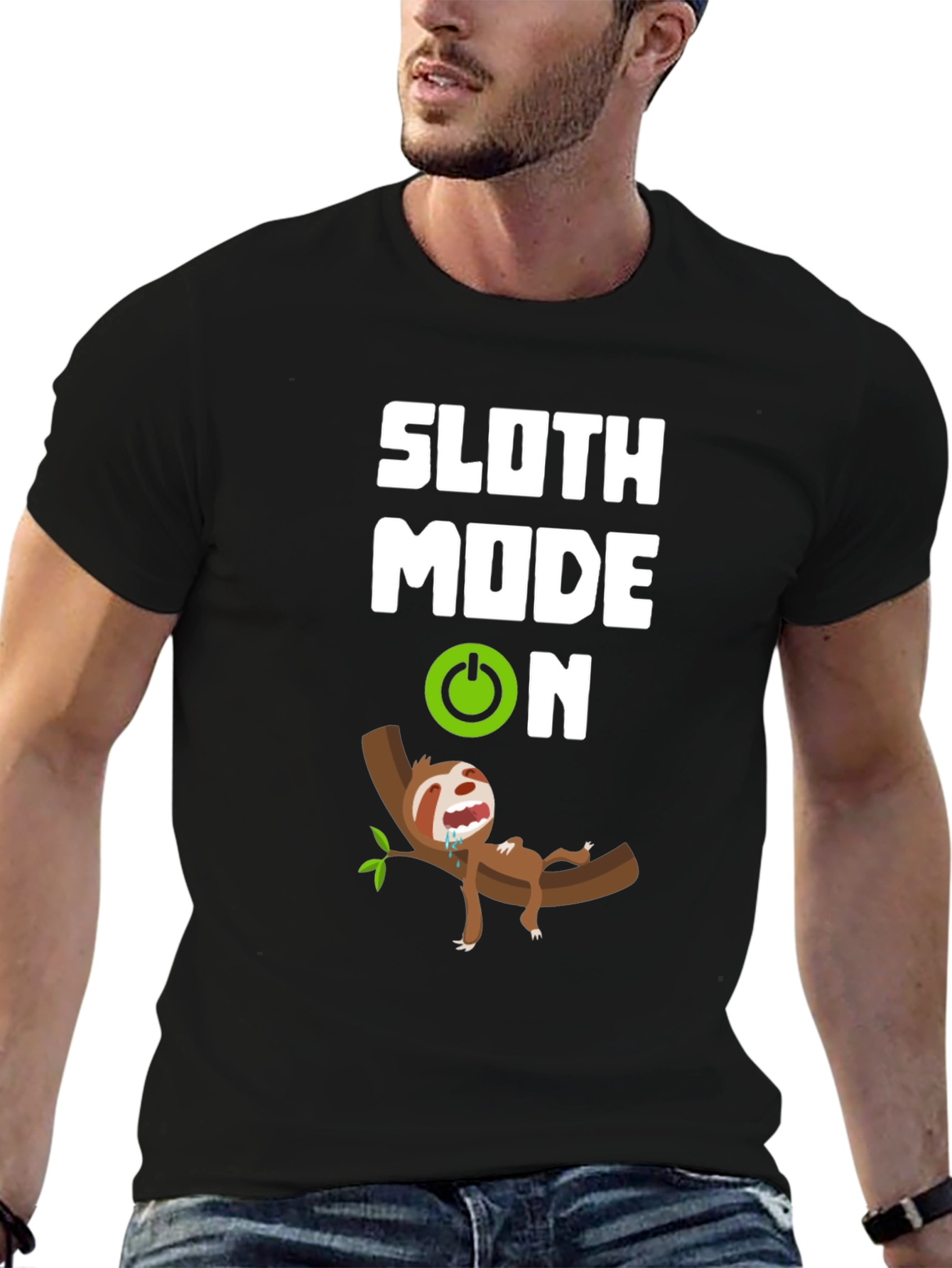 Sloth Mode ON Graphic T-Shirt