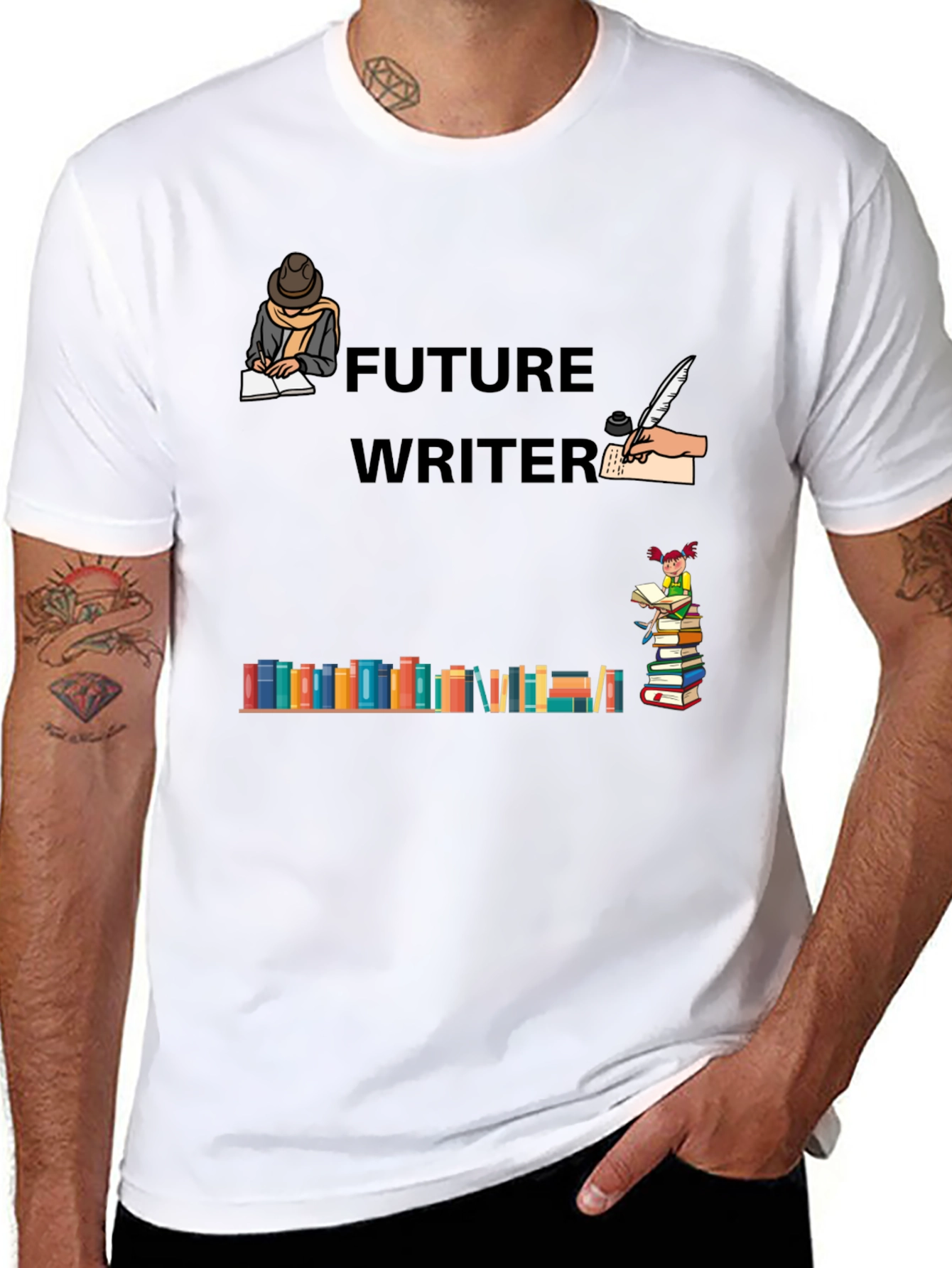 Future Writer T-Shirt - Bookworm Tee