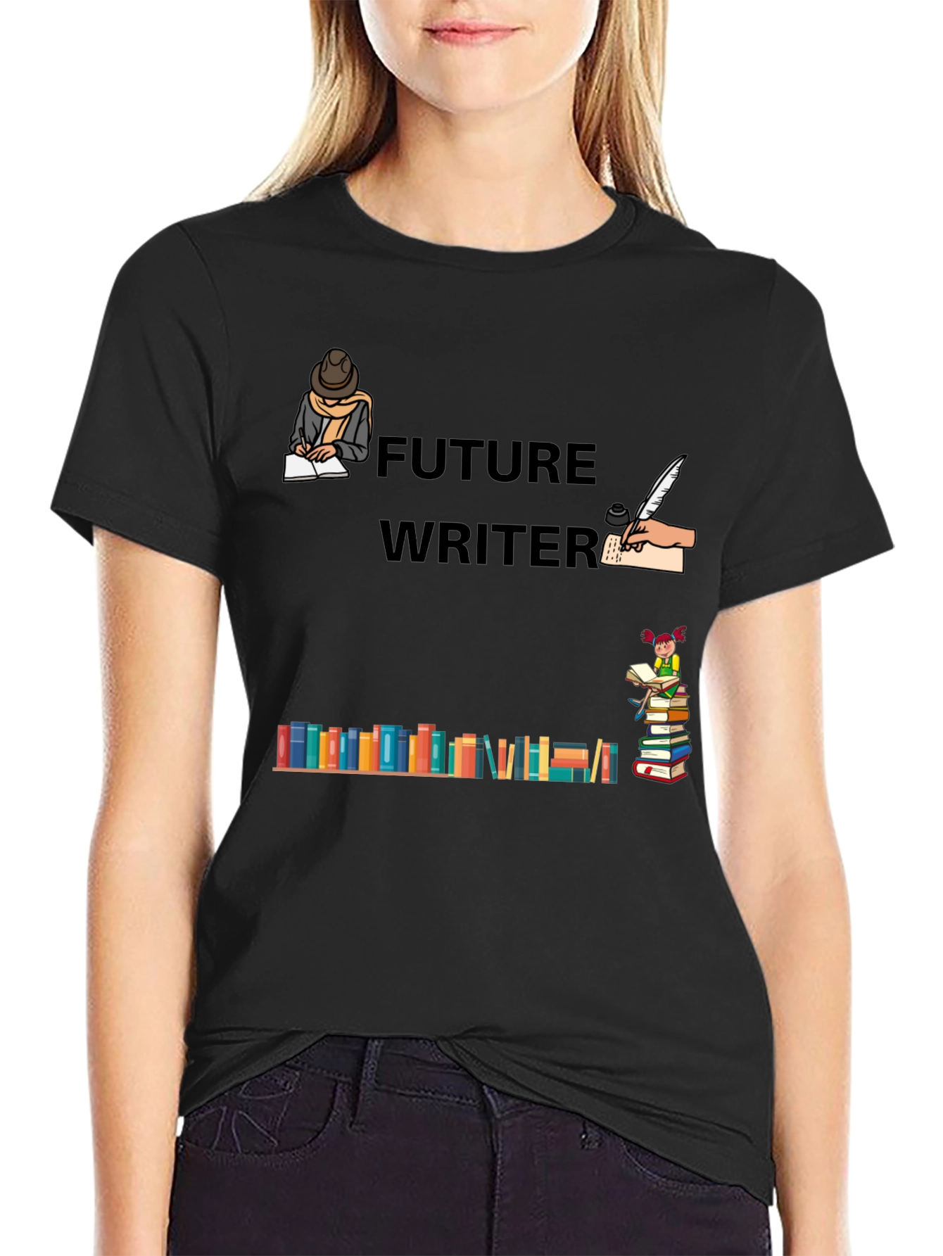 Future Writer T-Shirt - Bookworm Tee