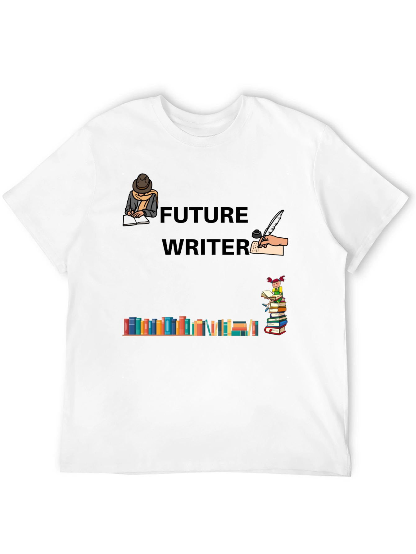 Future Writer T-Shirt - Bookworm Tee