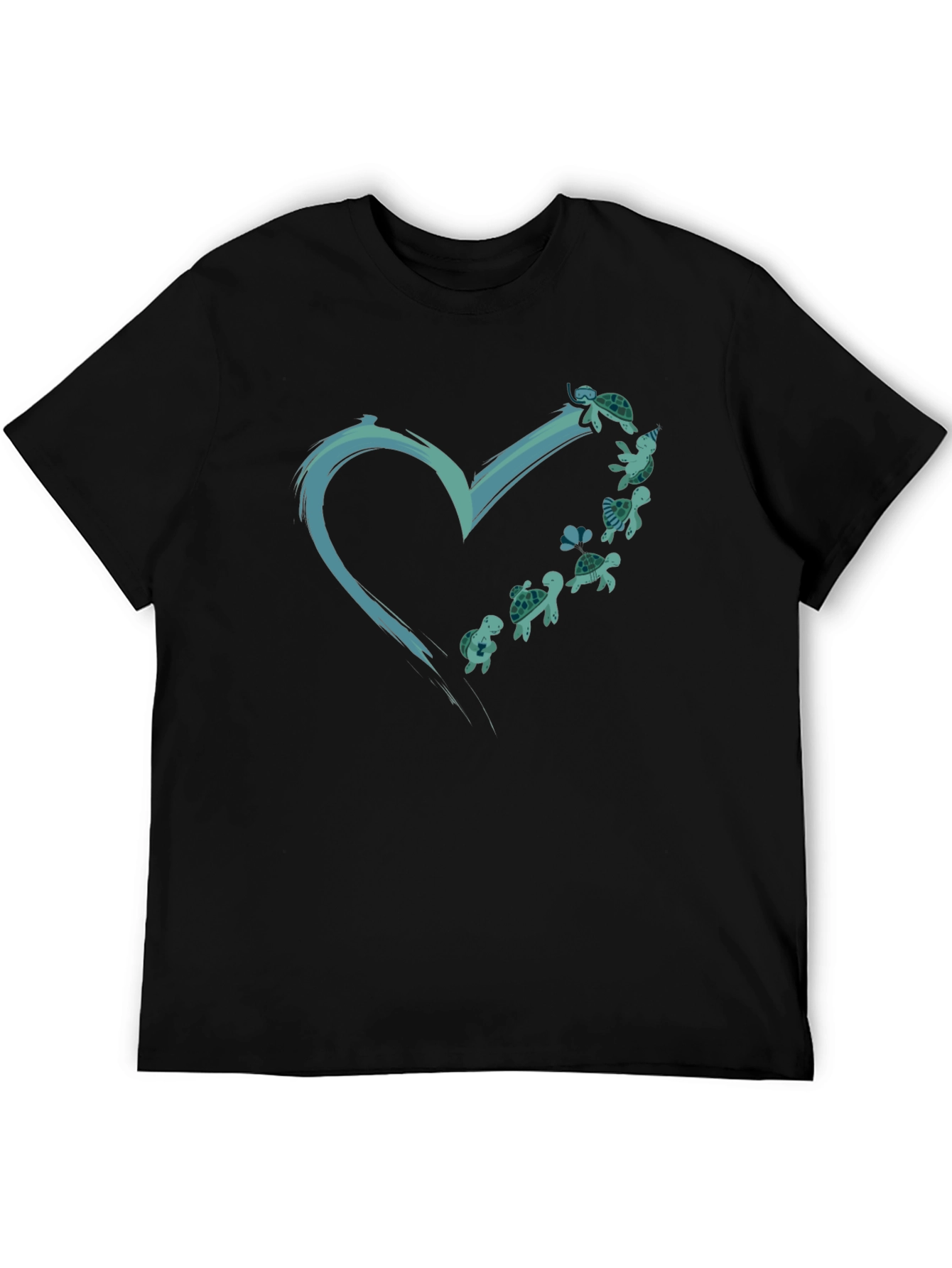 Sea Turtle Heart Graphic Tee