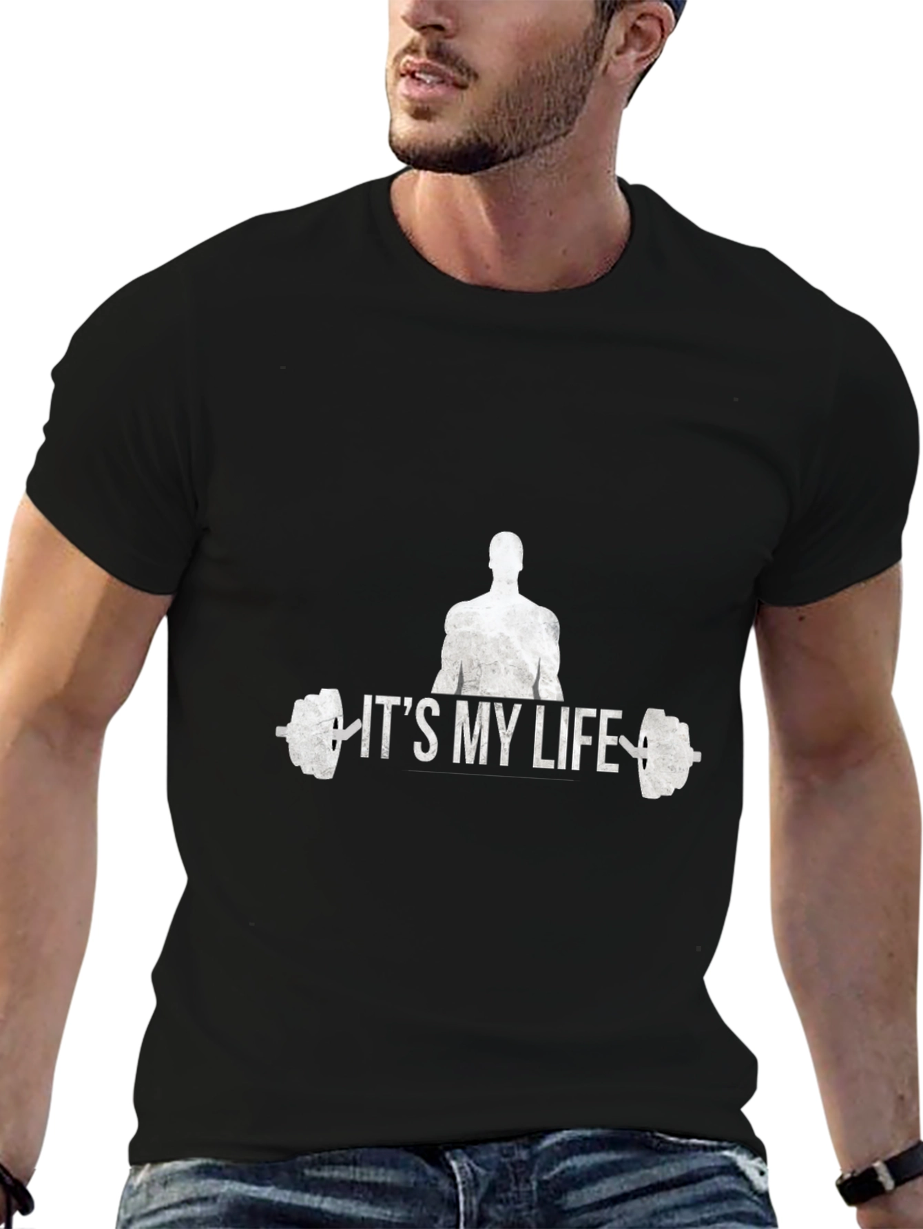 Its My Life Gym T-Shirt Black