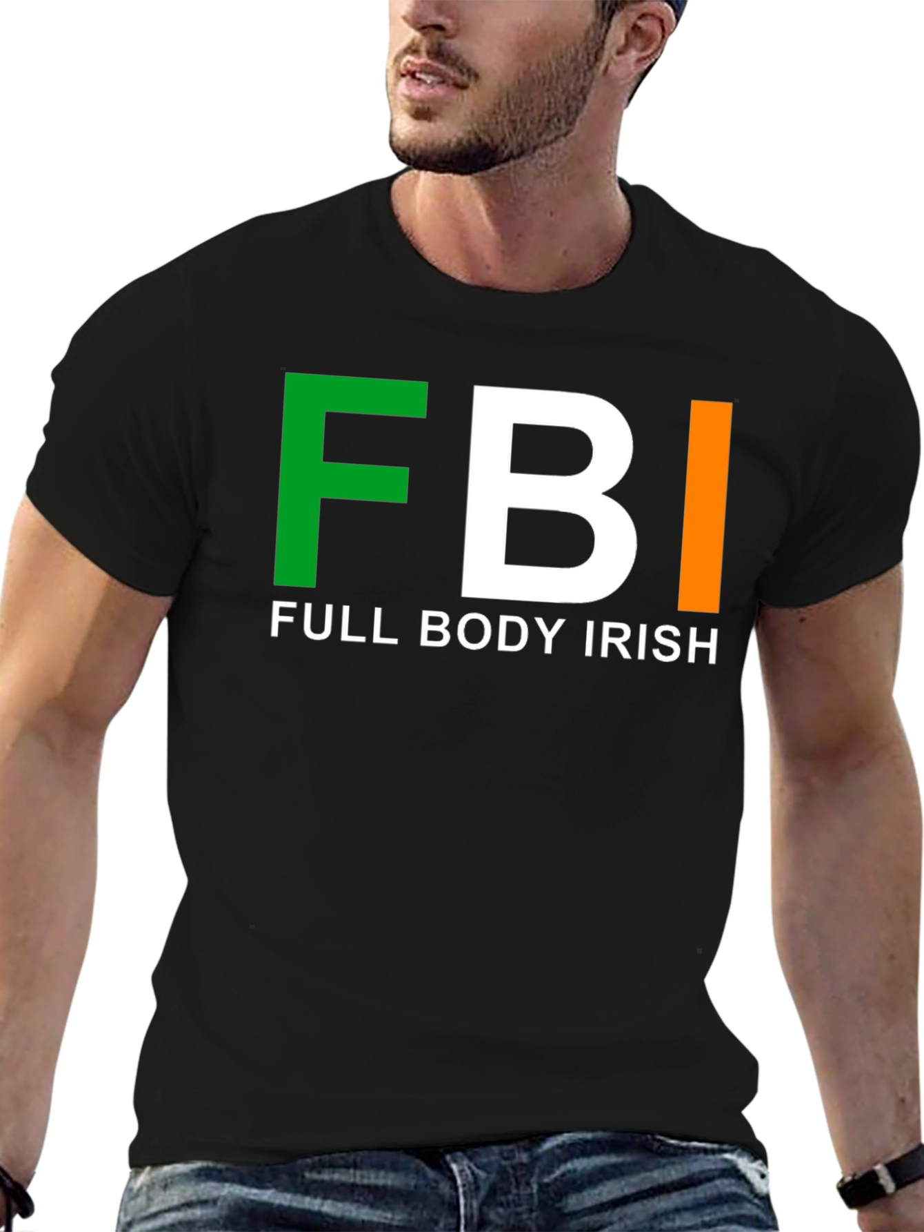 FBI Full Body Irish Black T-Shirt