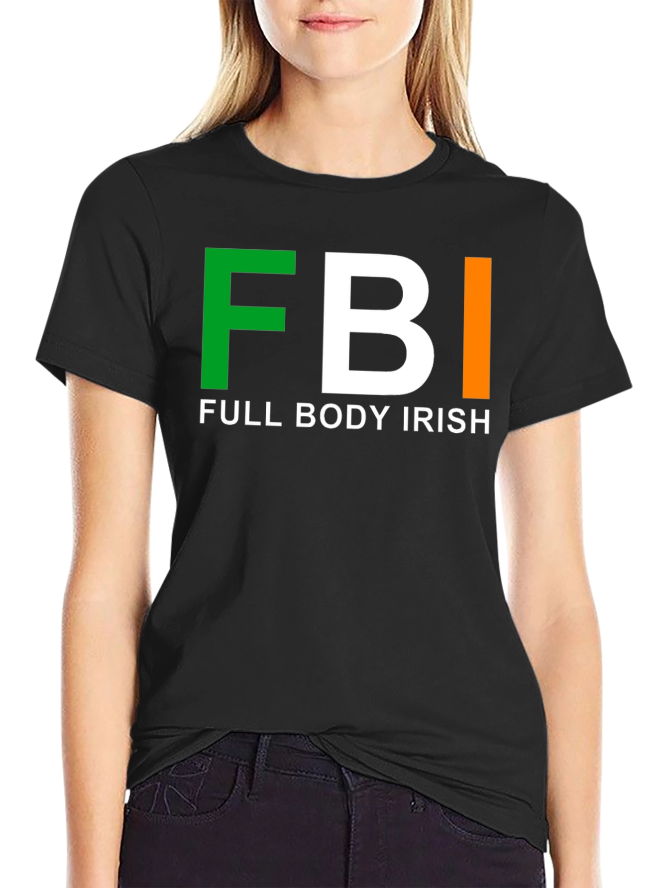 FBI Full Body Irish Black T-Shirt