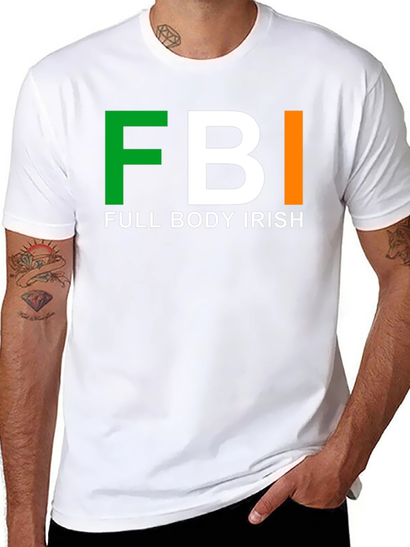 FBI Full Body Irish Black T-Shirt