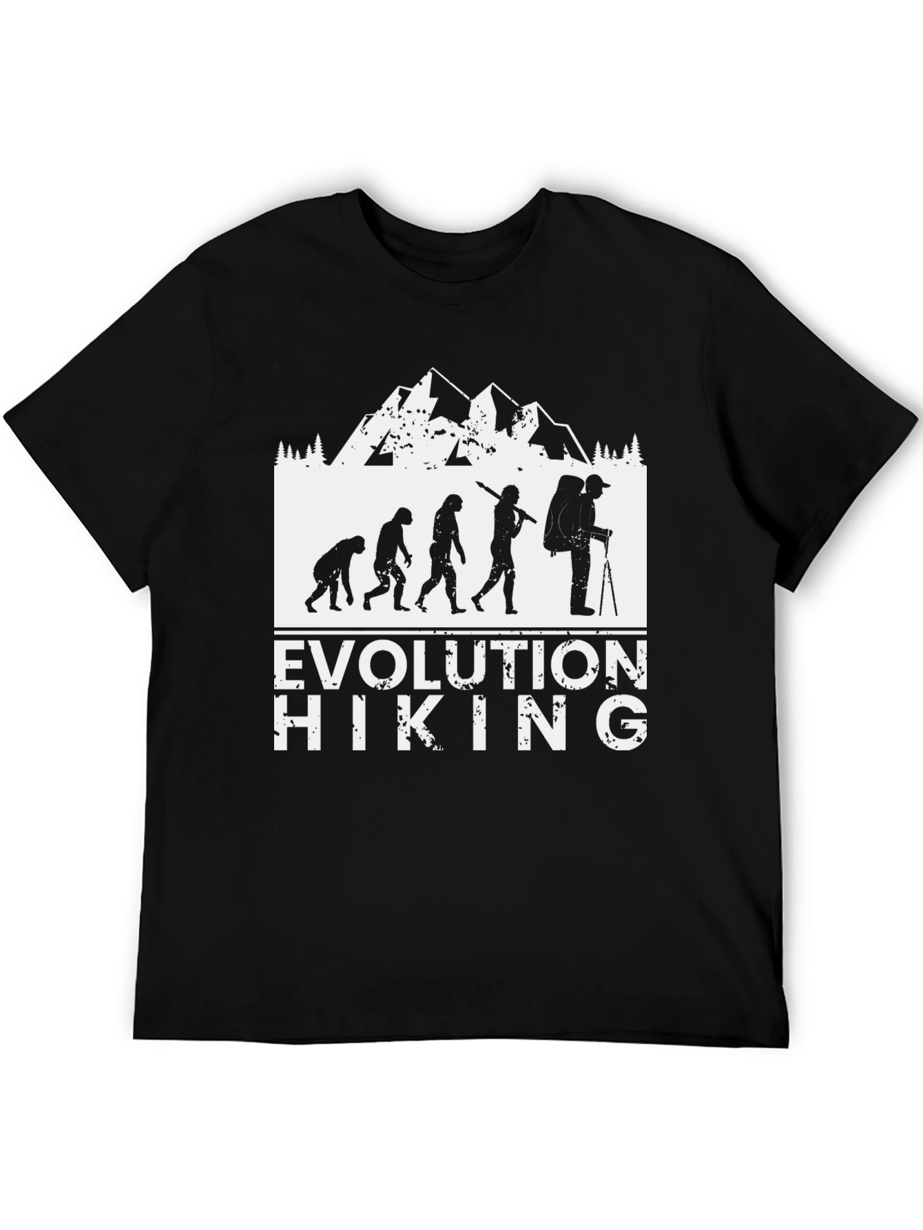 Evolution of Hiking T-Shirt - Outdoor Adventure Tee