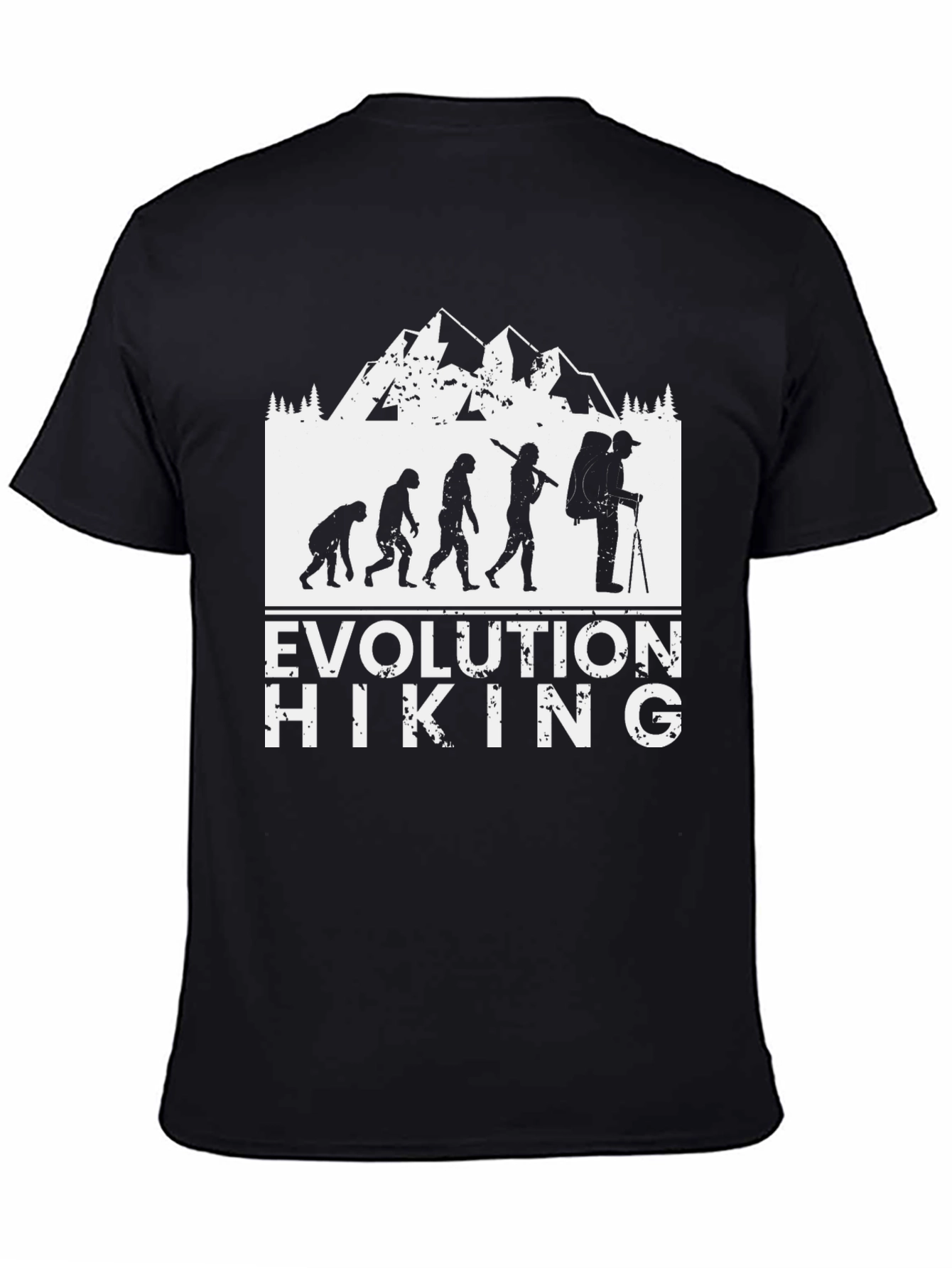 Evolution of Hiking T-Shirt - Outdoor Adventure Tee