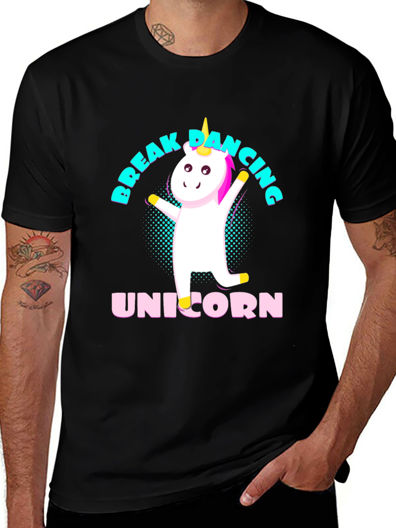 Break Dancing Unicorn T-Shirt
