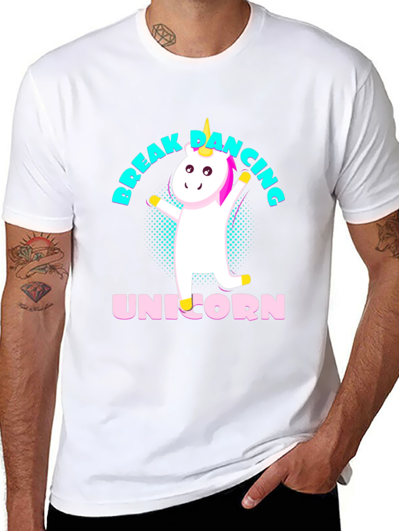 Break Dancing Unicorn T-Shirt