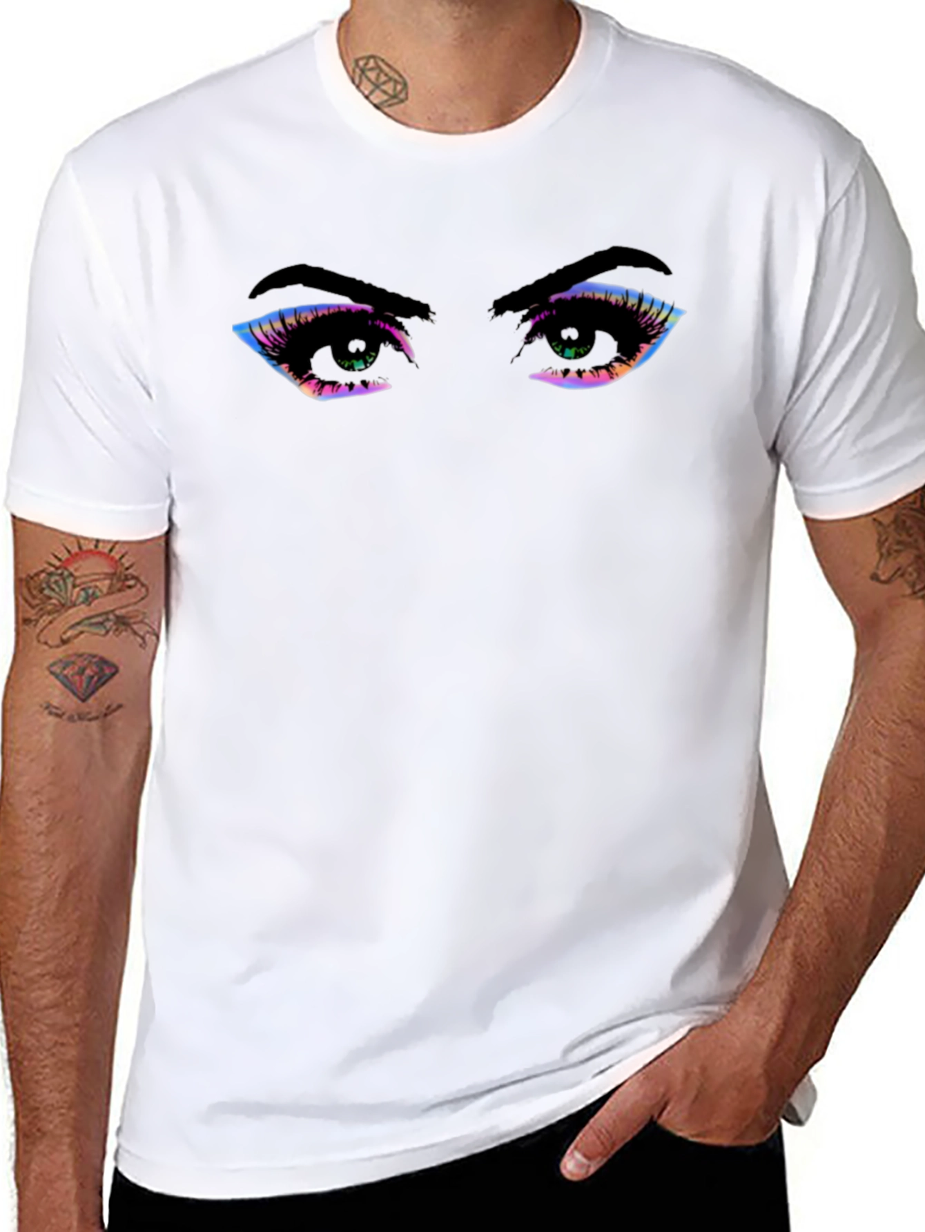 Eye Graphic Black T-Shirt
