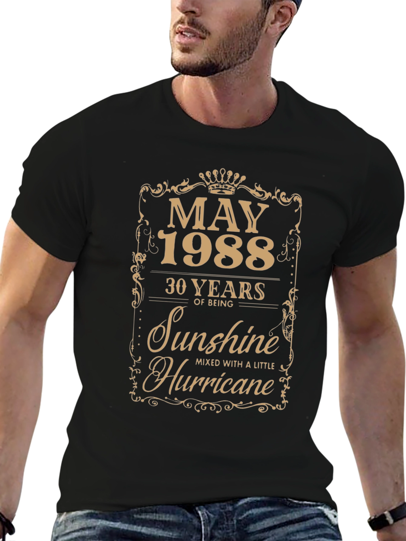 May 1988 30th Birthday Sunshine Hurricane T-Shirt