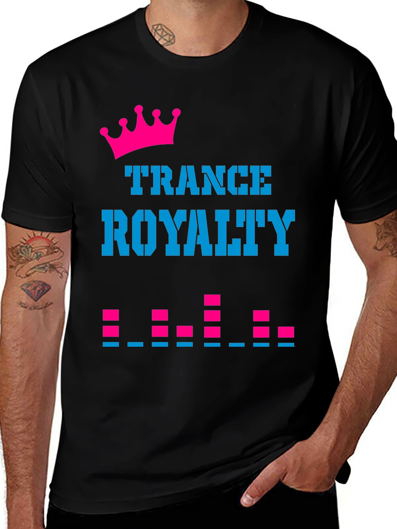 Trance Royalty Graphic Tee - Music Festival T-Shirt