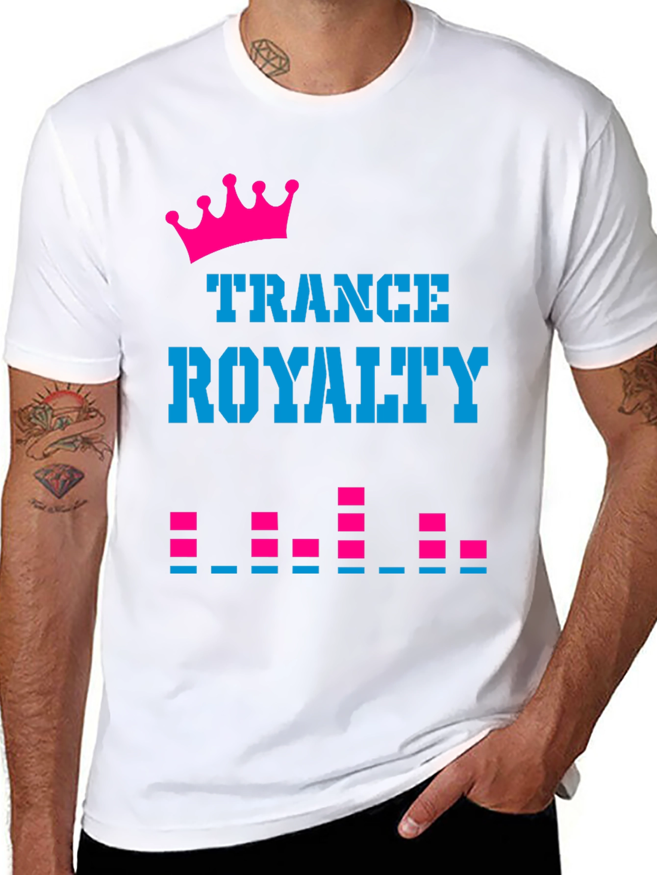 Trance Royalty Graphic Tee - Music Festival T-Shirt