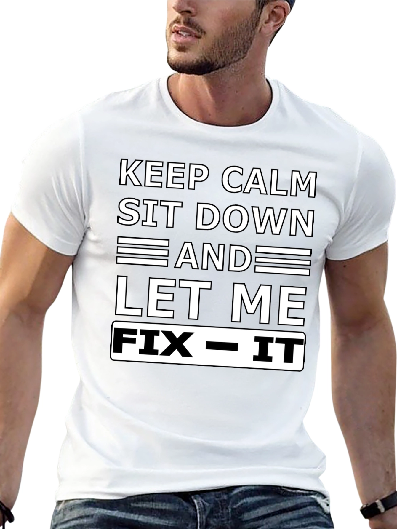 Keep Calm Fix It Graphic T-Shirt