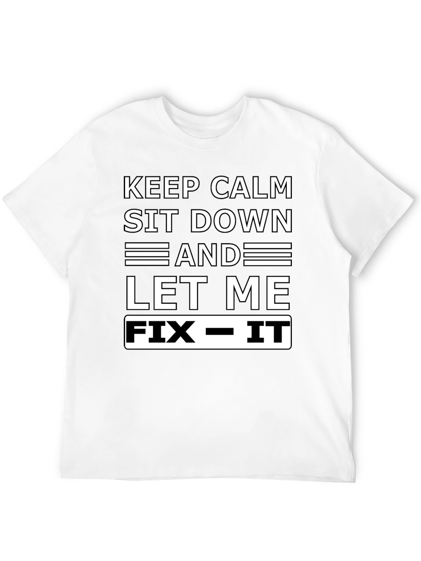 Keep Calm Fix It Graphic T-Shirt