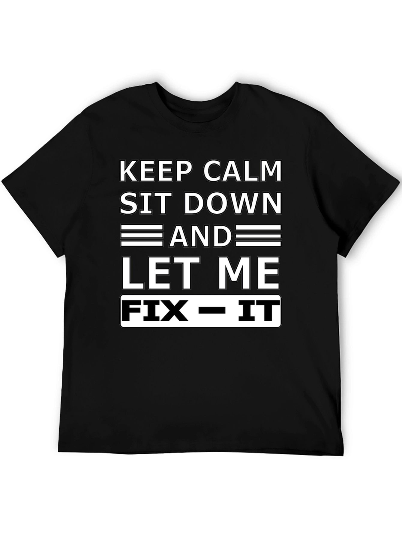 Keep Calm Fix It Graphic T-Shirt