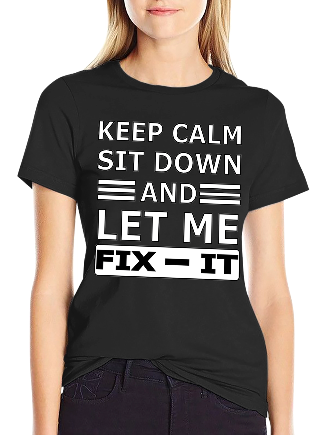 Keep Calm Fix It Graphic T-Shirt