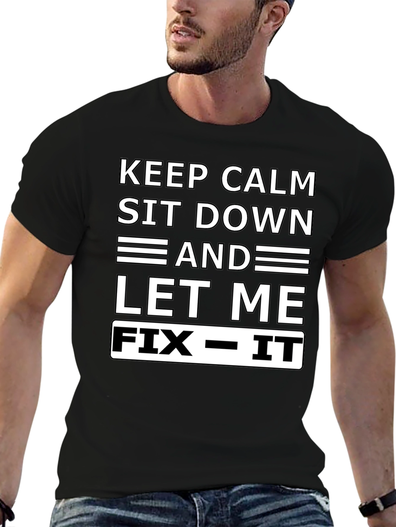 Keep Calm Fix It Graphic T-Shirt