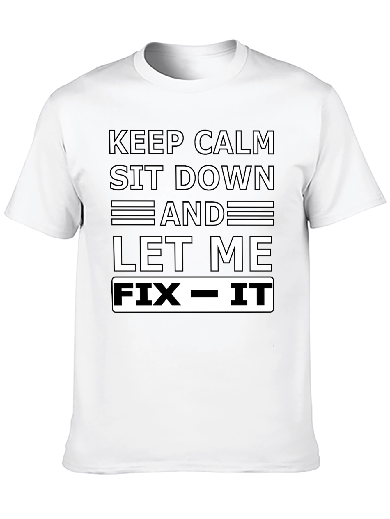 Keep Calm Fix It Graphic T-Shirt