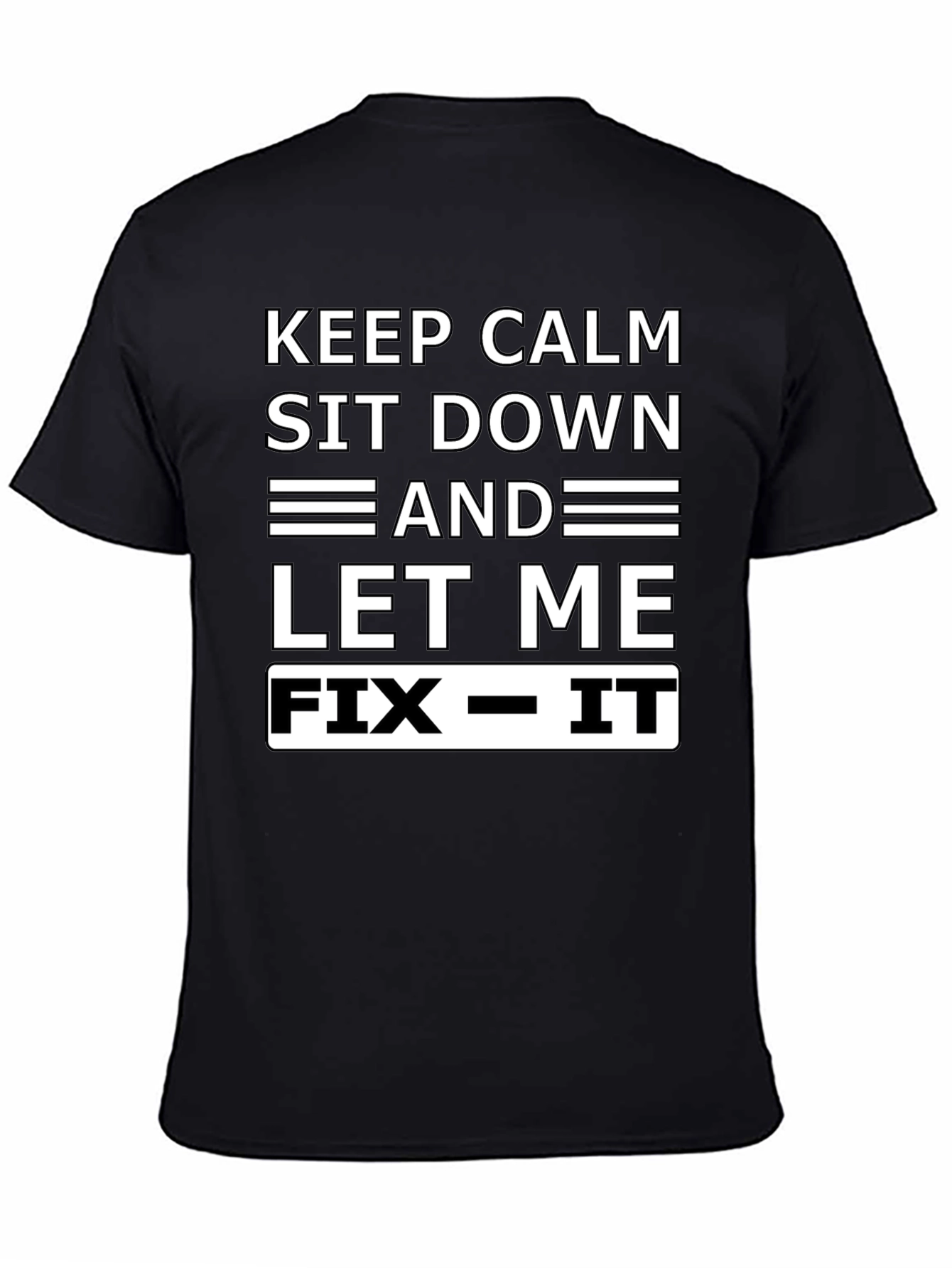 Keep Calm Fix It Graphic T-Shirt