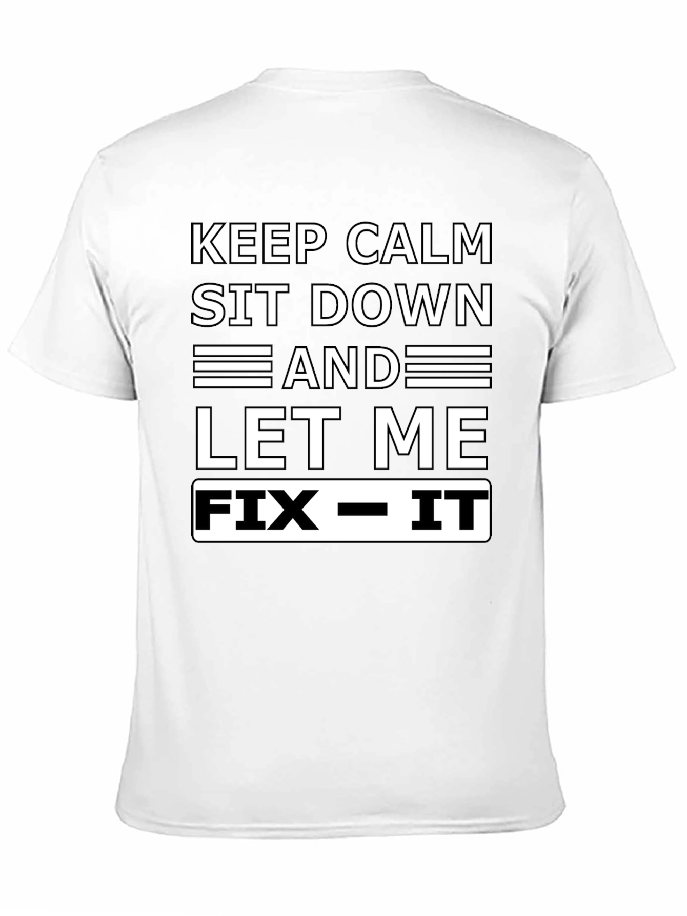 Keep Calm Fix It Graphic T-Shirt