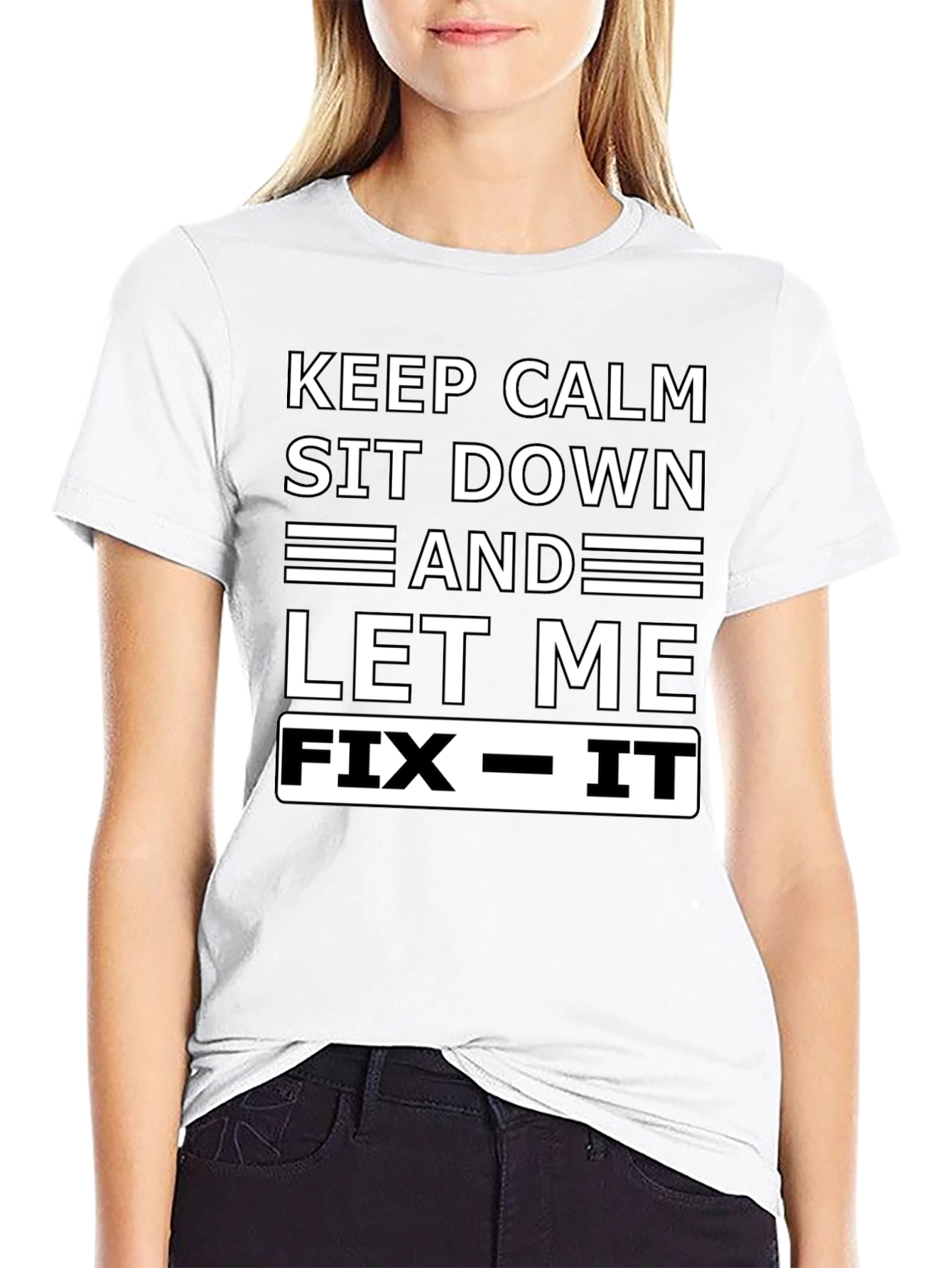 Keep Calm Fix It Graphic T-Shirt