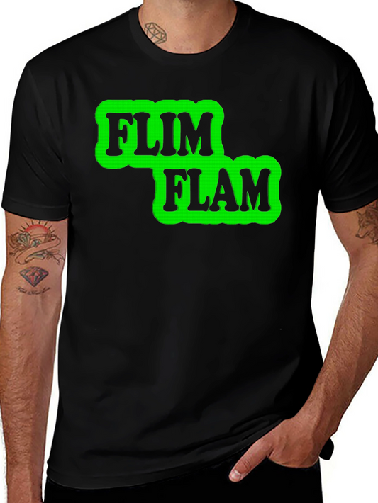 Flim Flam Graphic T-Shirt - Novelty Design Tee