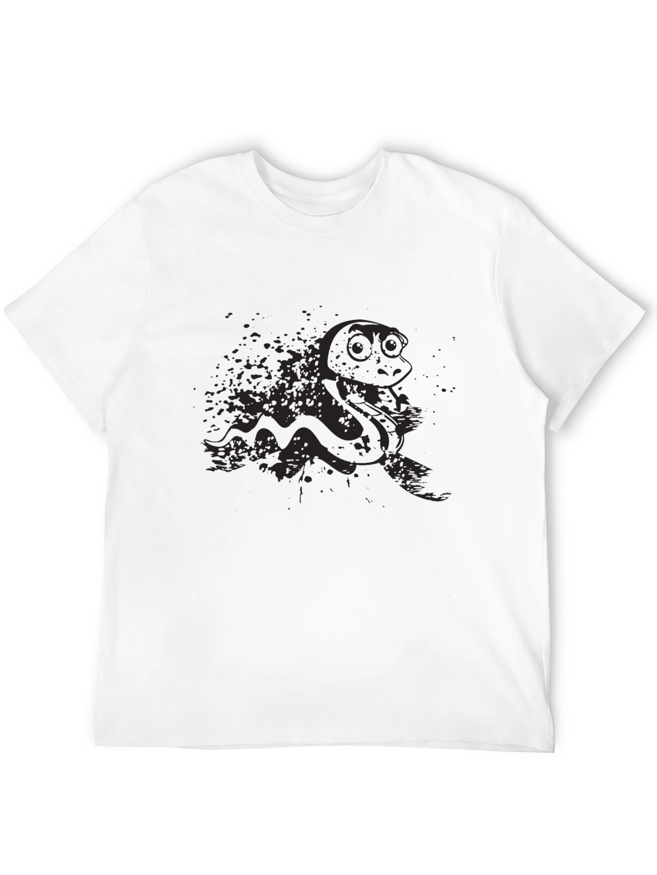 Mens Graphic Tee - Snake Design