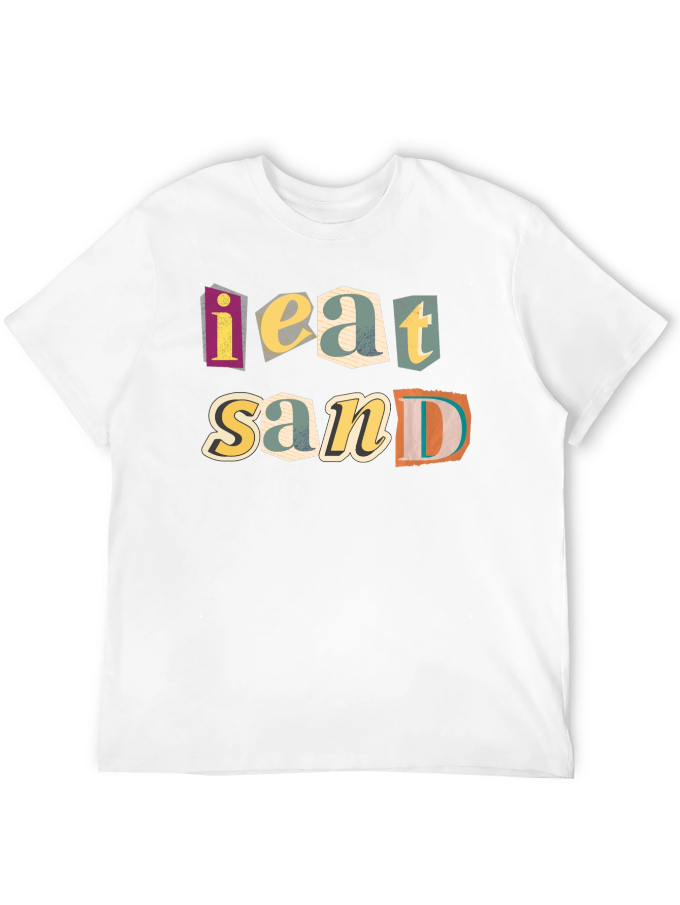 I Eat Sand Funny Graphic T-Shirt