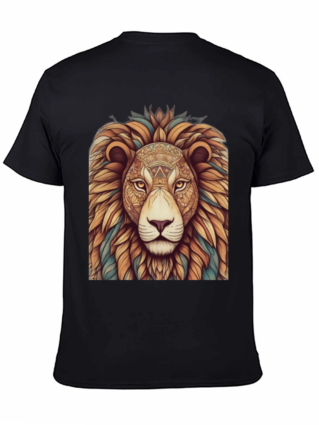Lion Graphic Print T-Shirt