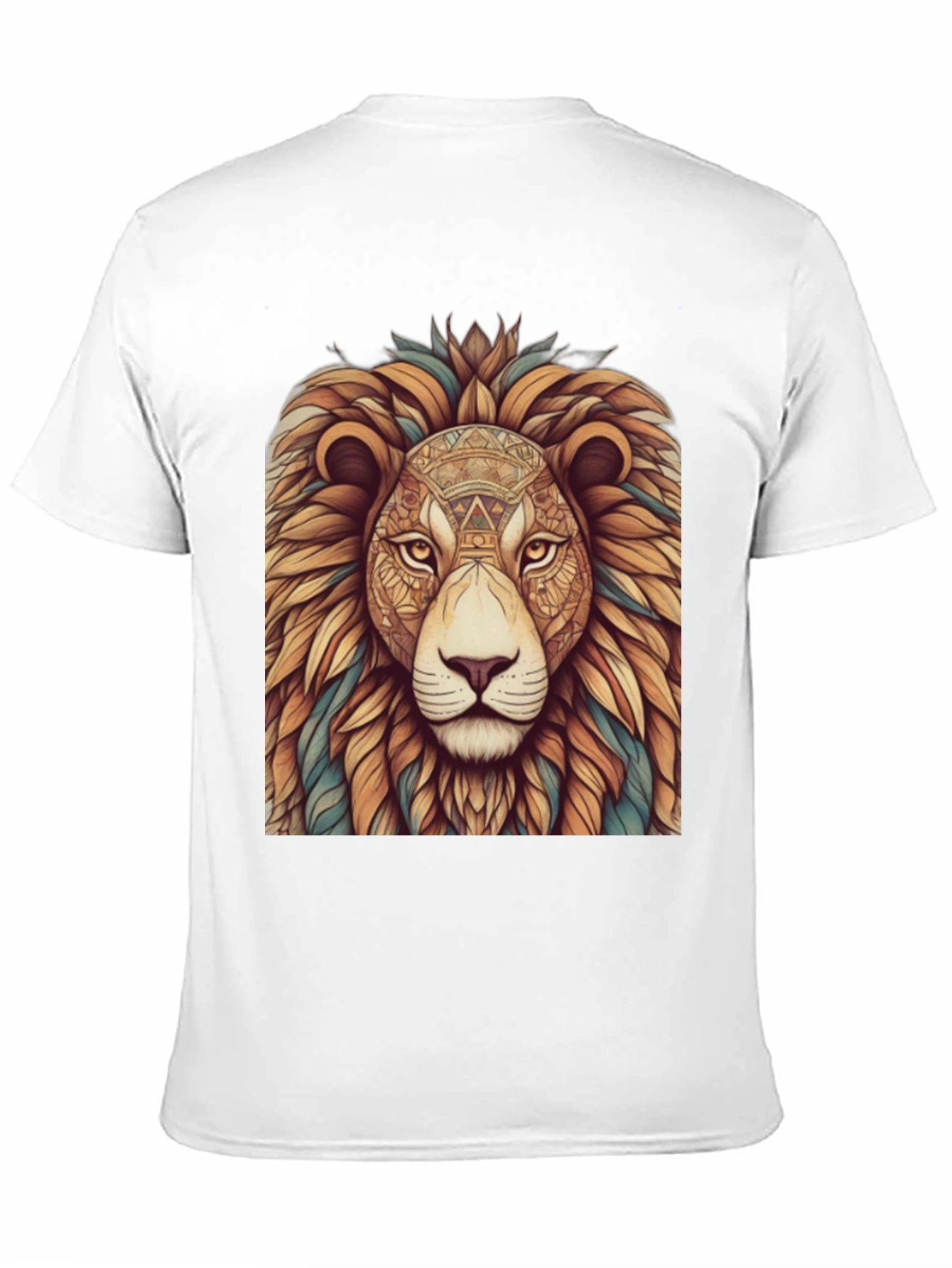Lion Graphic Print T-Shirt