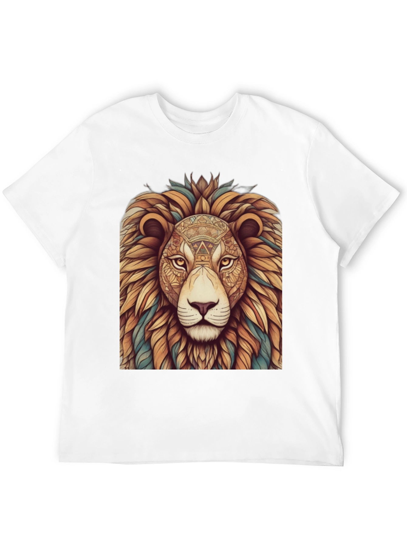 Lion Graphic Print T-Shirt
