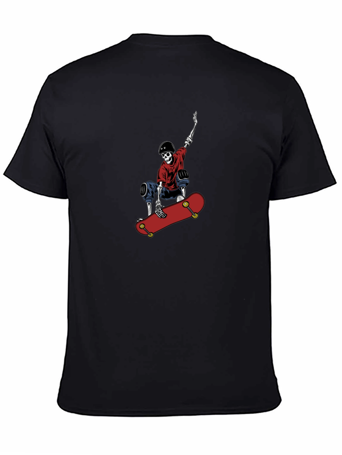 Skeleton Skateboarder Graphic T-Shirt