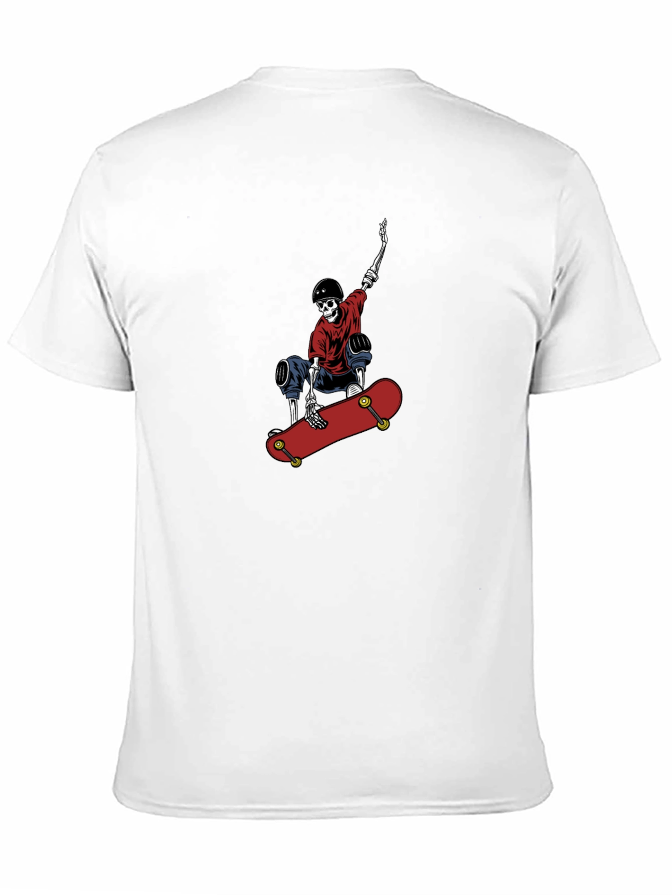 Skeleton Skateboarder Graphic T-Shirt