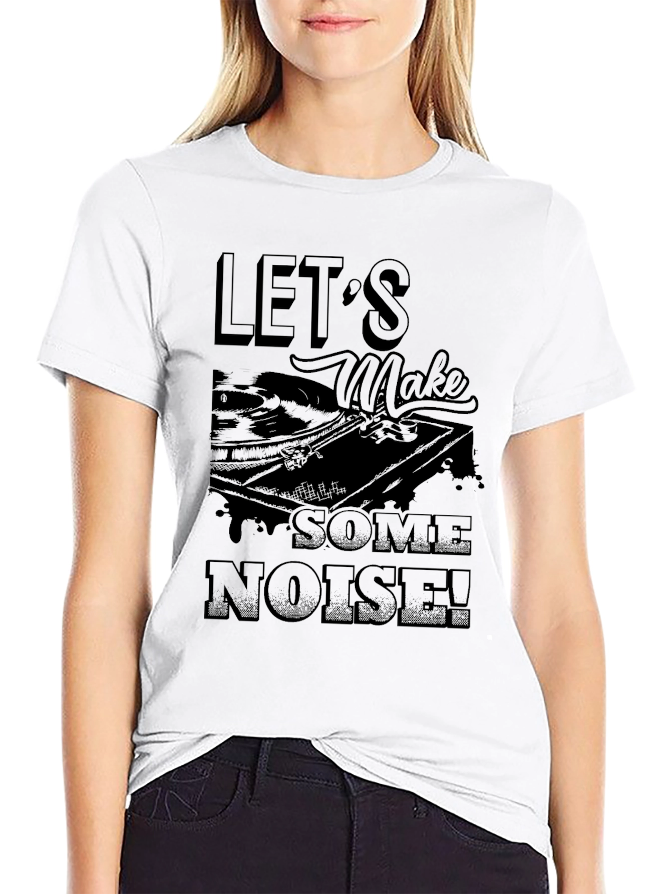Lets Make Some Noise Black T-Shirt