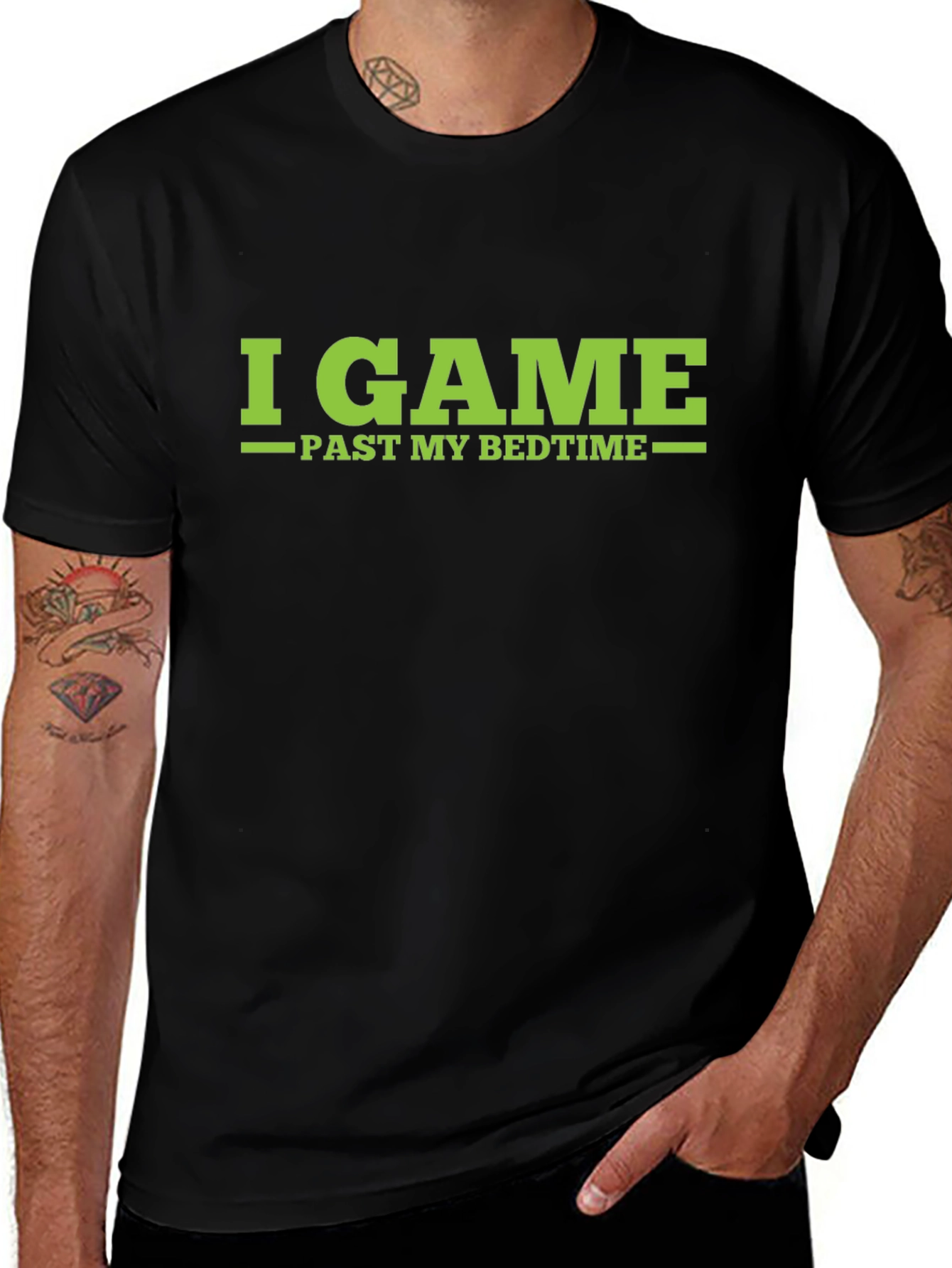 I Game Past My Bedtime - Gamer T-Shirt